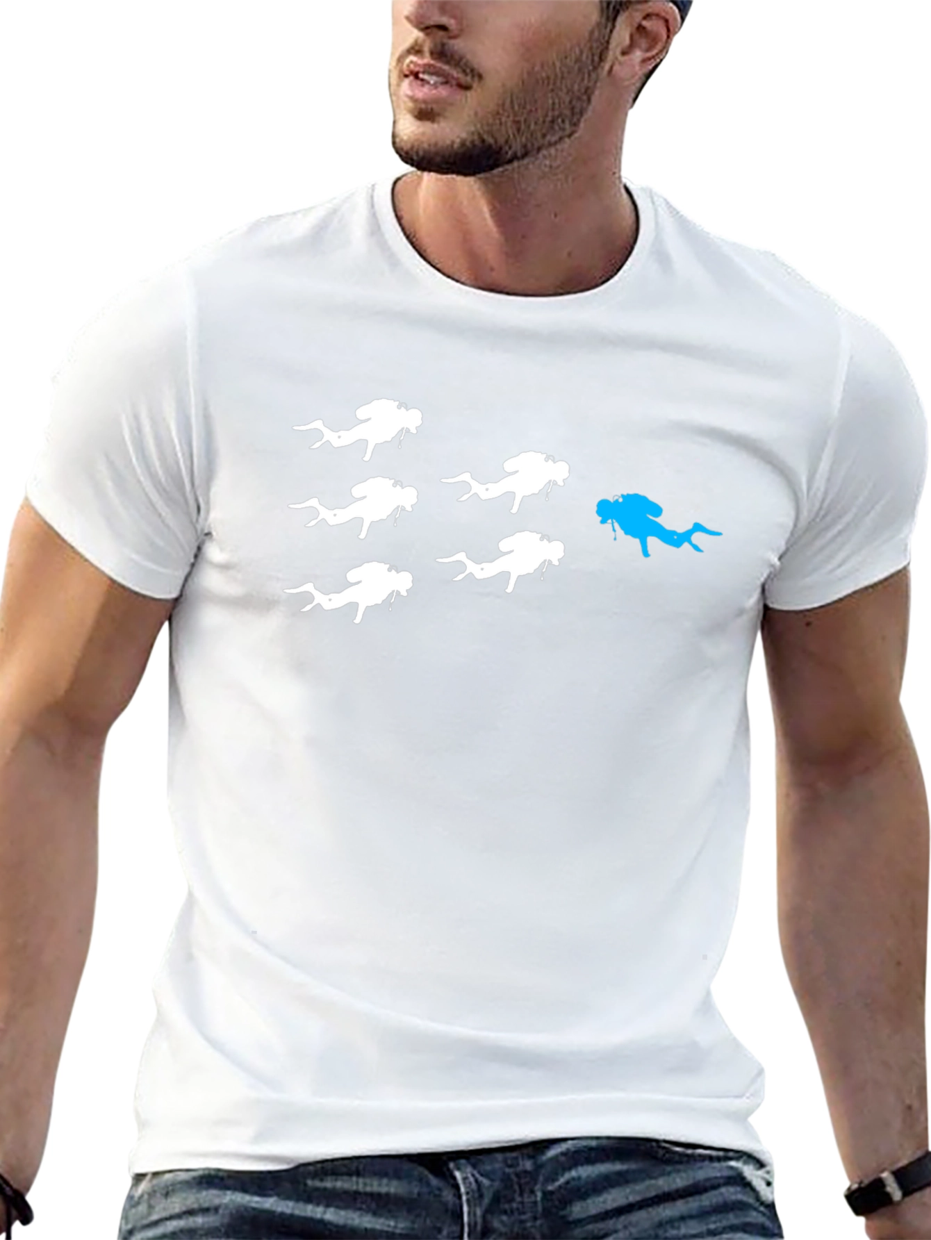 Diver Graphic Tee - Stand Out From The Crowd!
