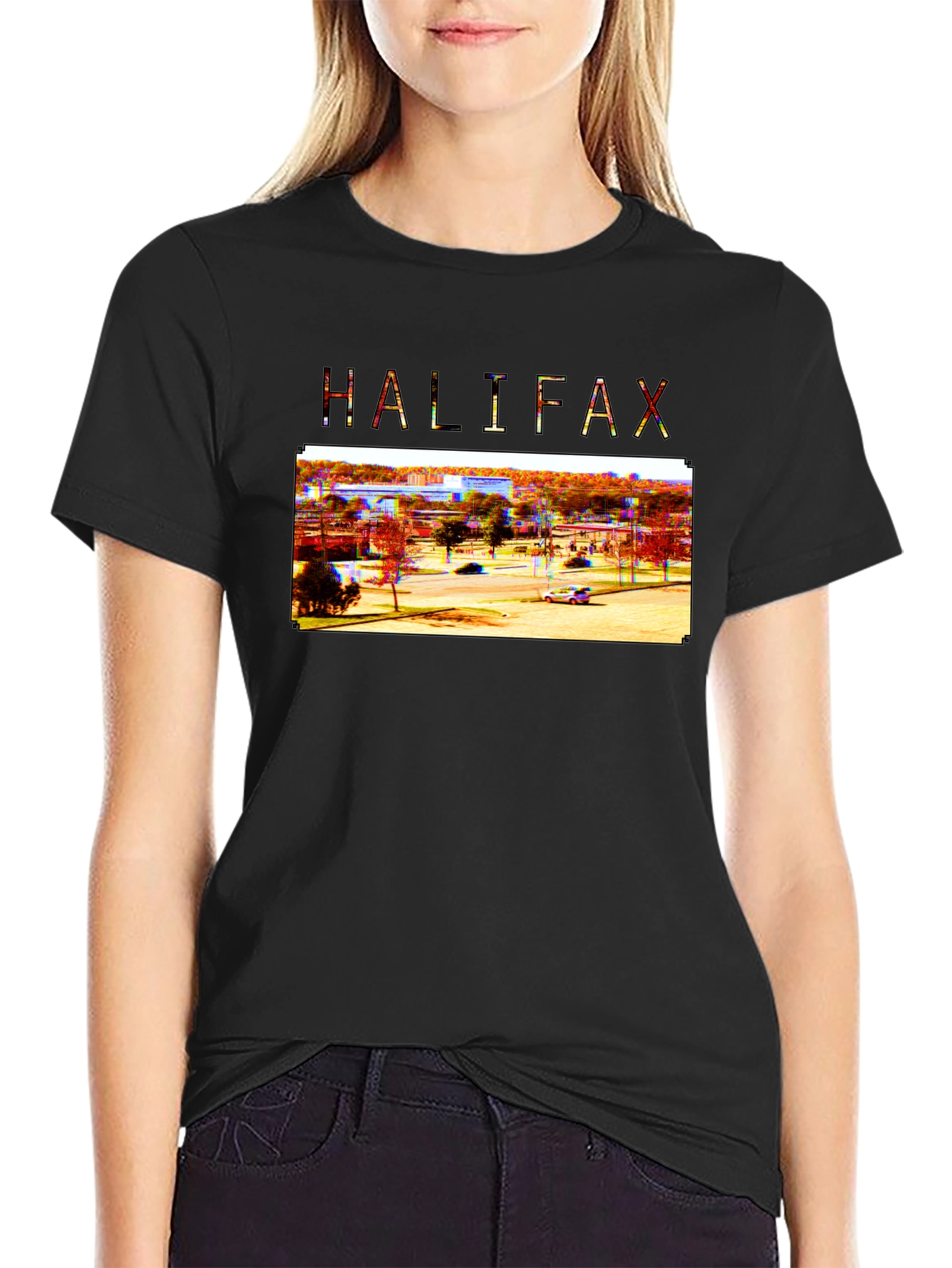 Halifax Graphic T-Shirt - Retro City View