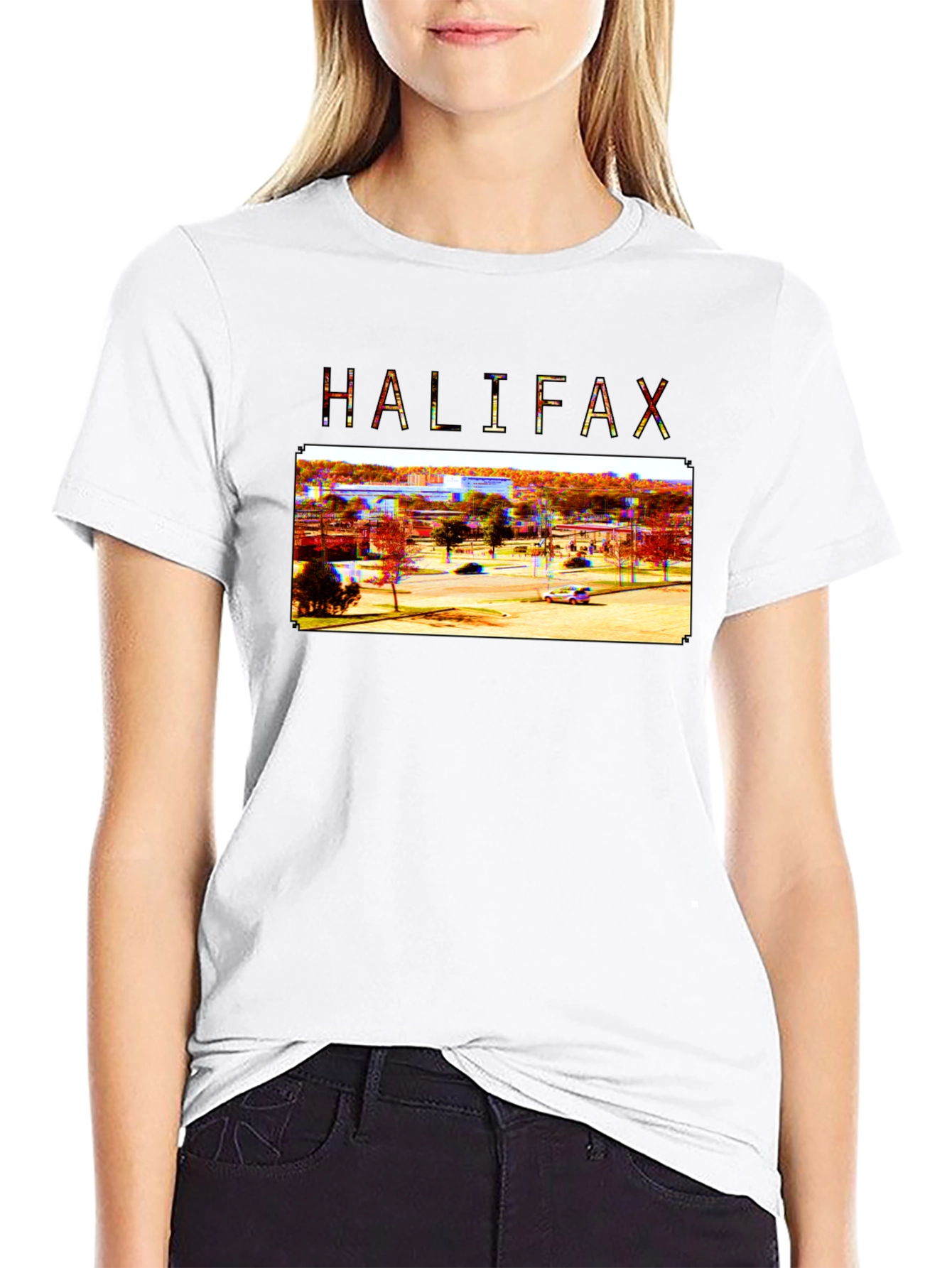 Halifax Graphic T-Shirt - Retro City View