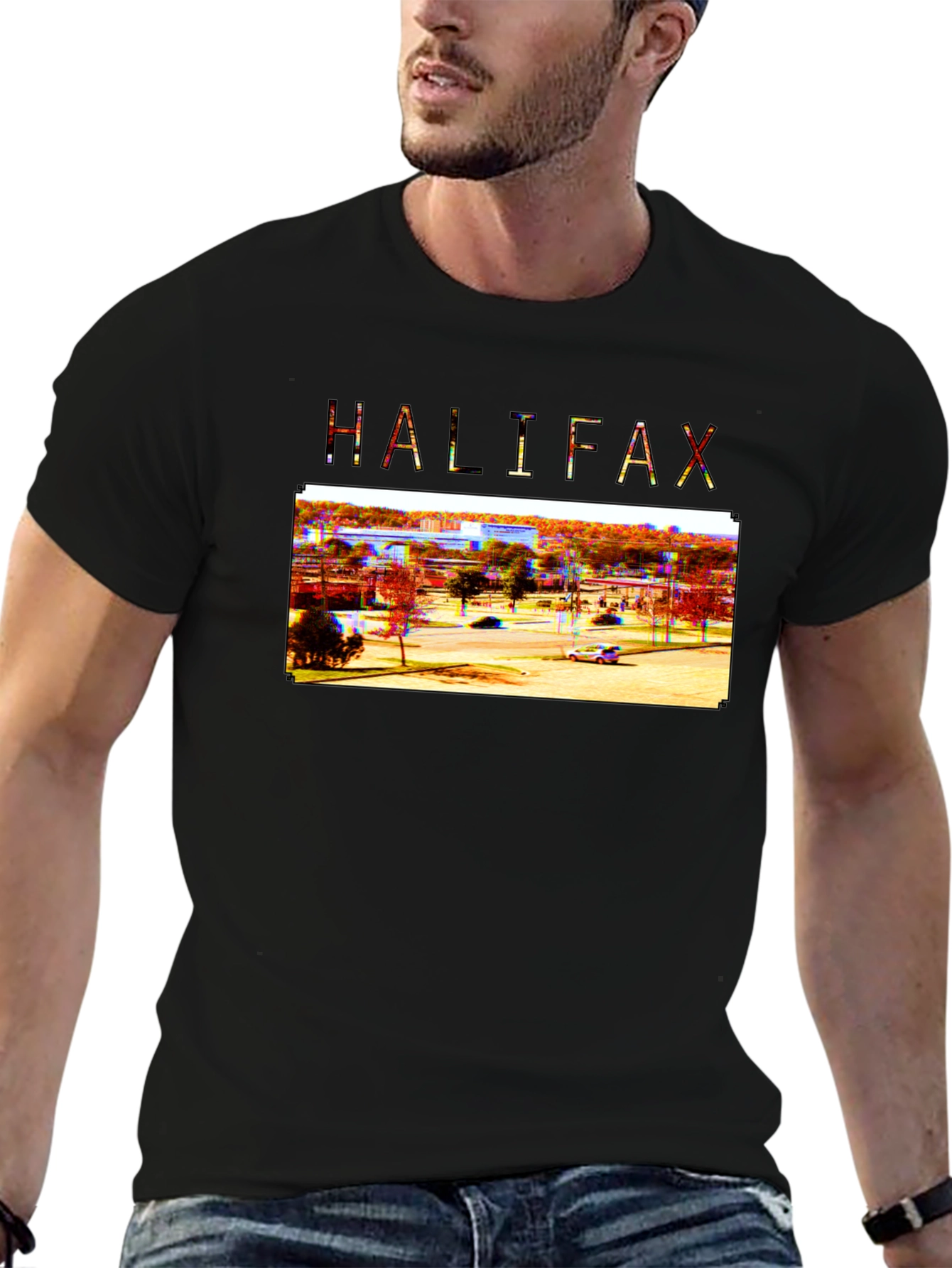 Halifax Graphic T-Shirt - Retro City View