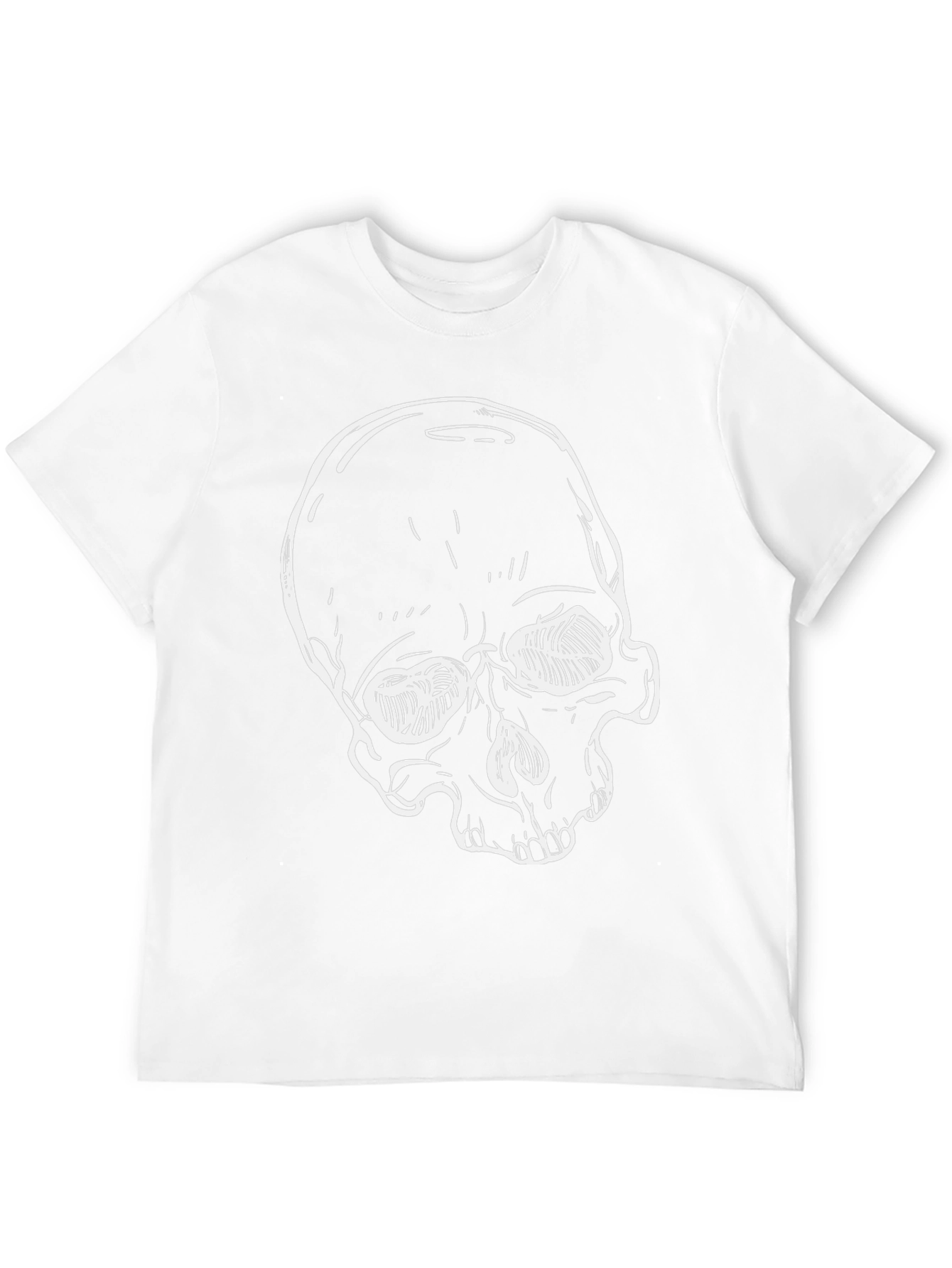Skull Graphic Black T-Shirt - Edgy Streetwear
