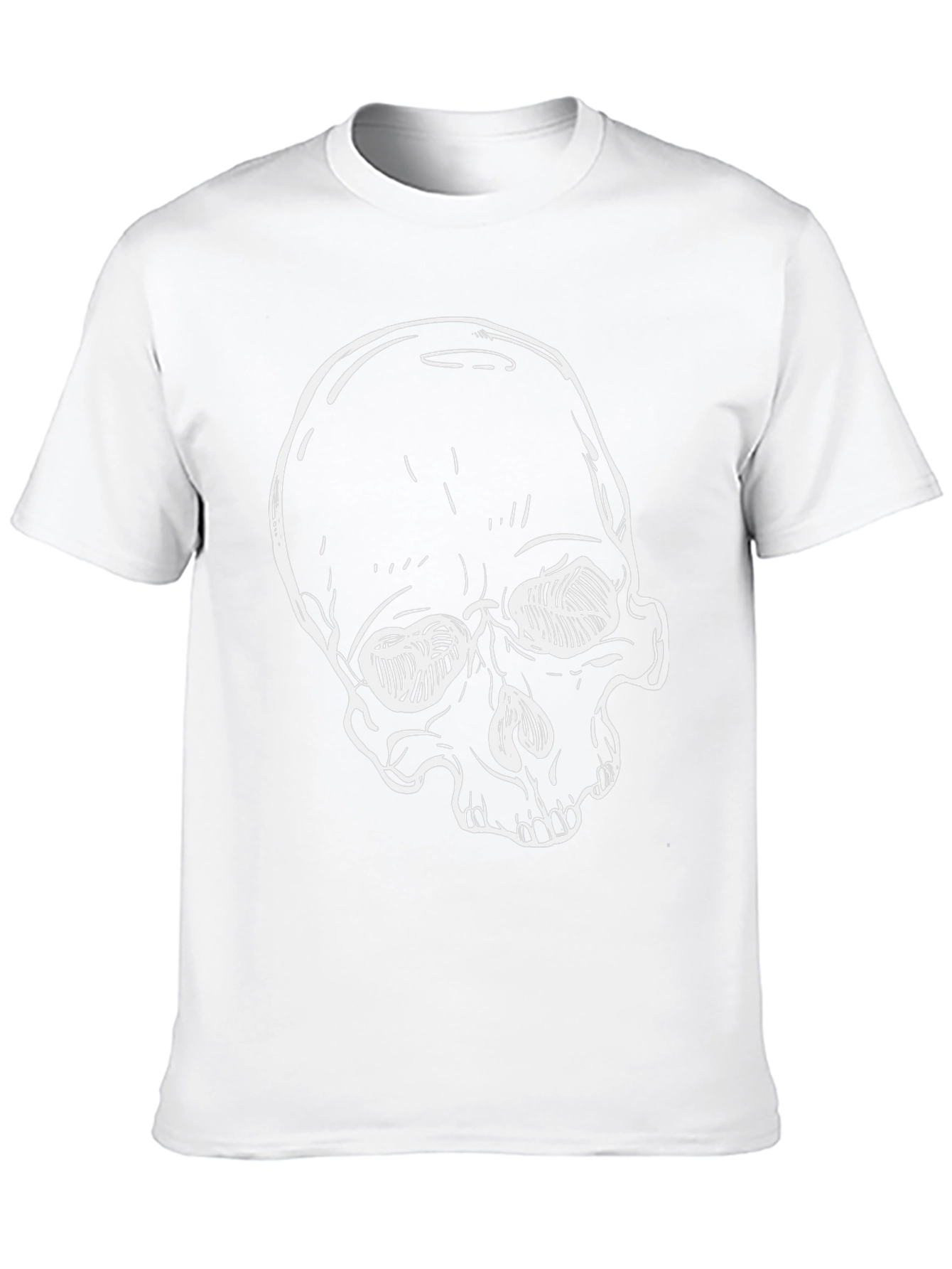 Skull Graphic Black T-Shirt - Edgy Streetwear