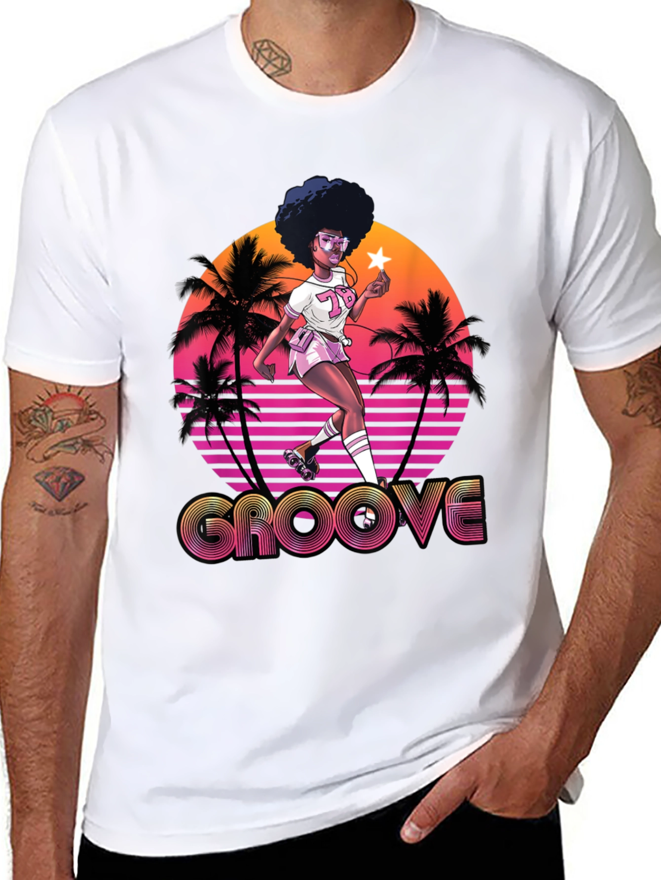 Retro 70s Groove T-Shirt