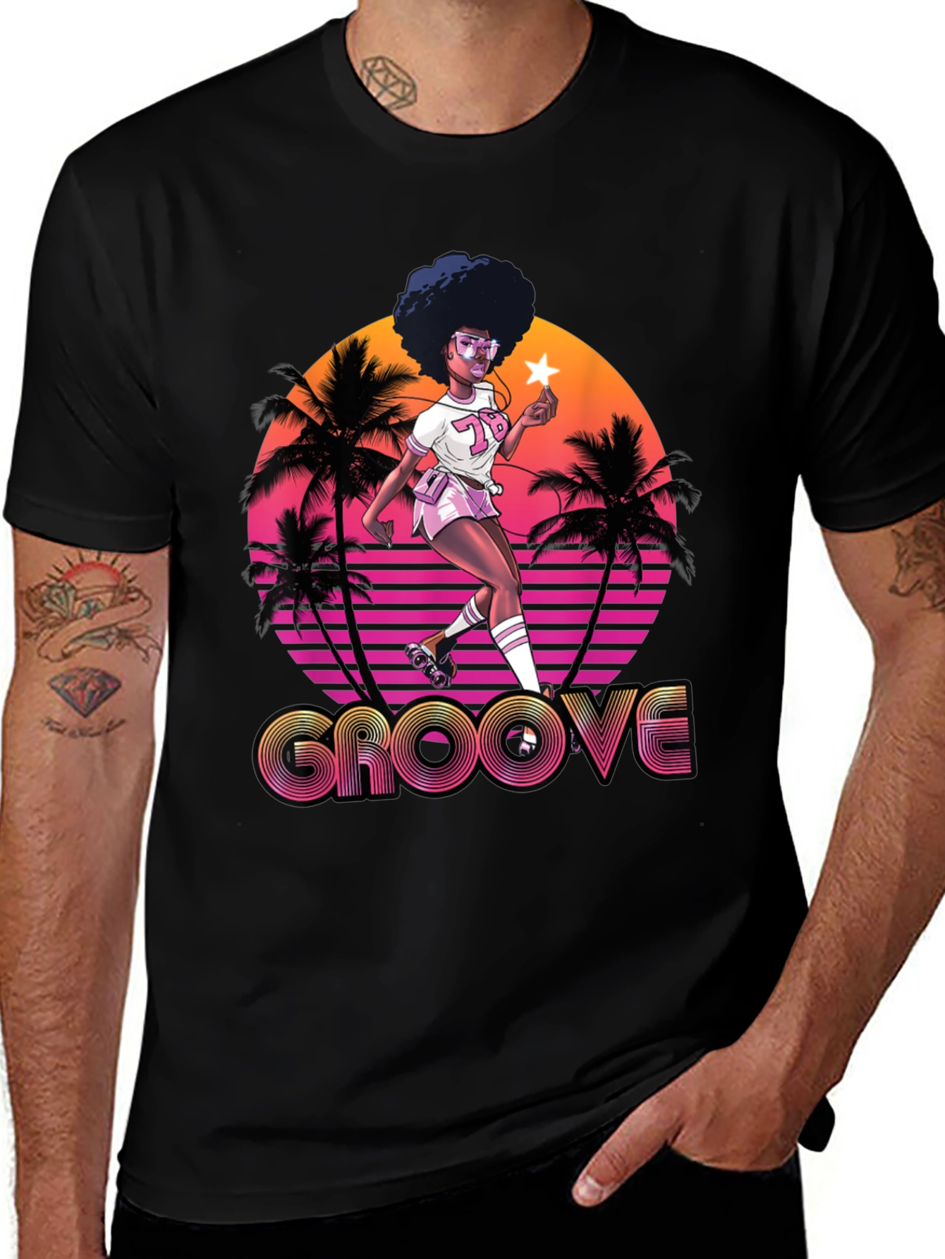 Retro 70s Groove T-Shirt