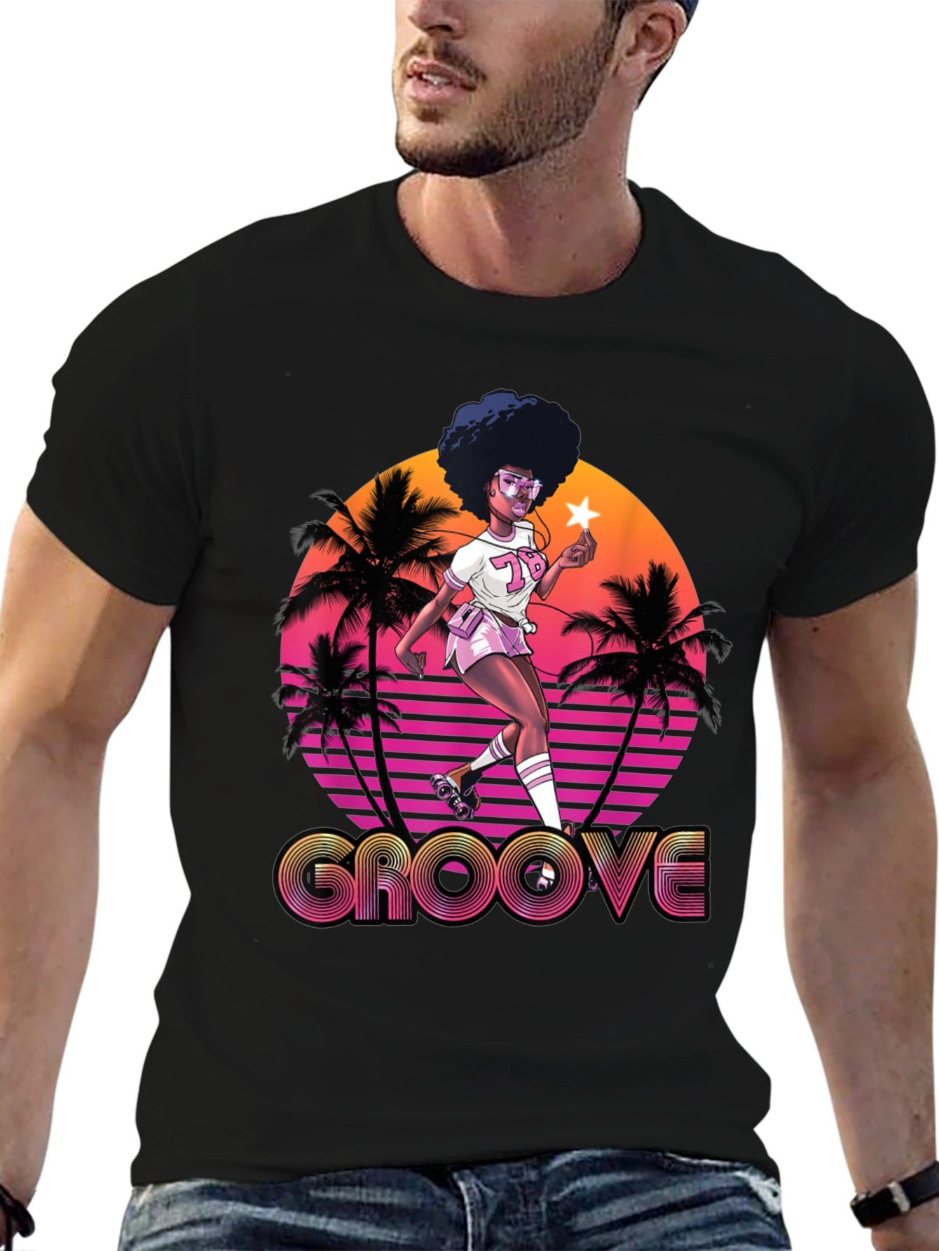 Retro 70s Groove T-Shirt