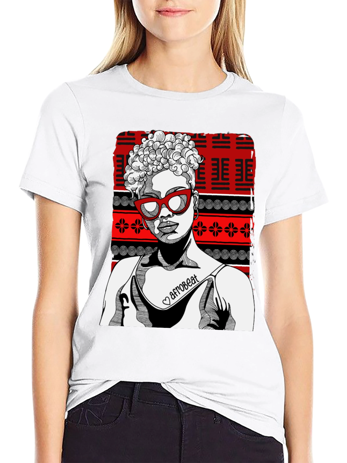 Afrobeat Graphic Tee - Stylish Unisex Black T-Shirt