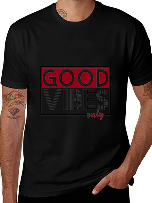 Good Vibes Only Graphic T-Shirt - Black