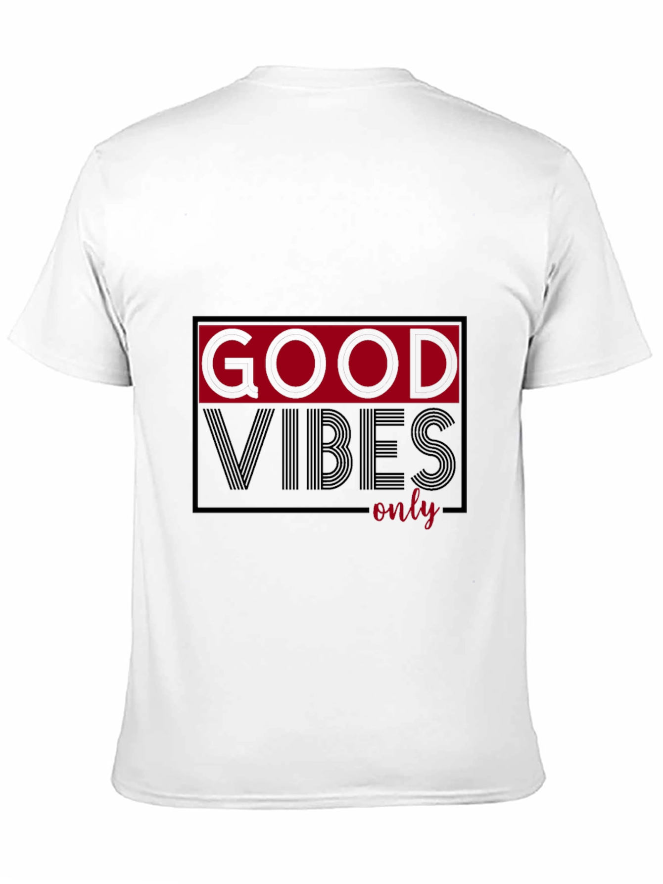 Good Vibes Only Graphic T-Shirt - Black