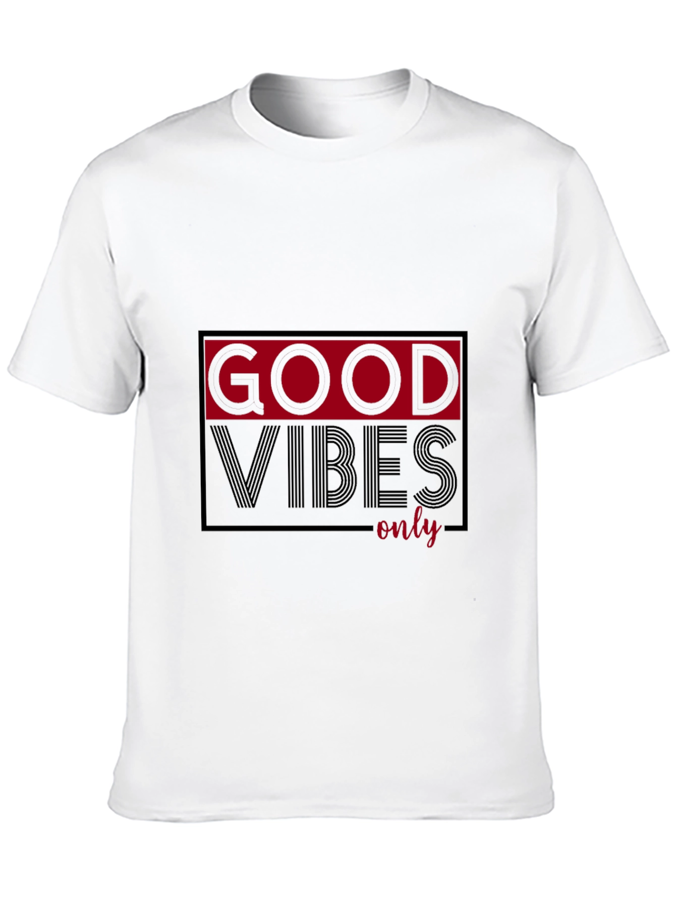 Good Vibes Only Graphic T-Shirt - Black