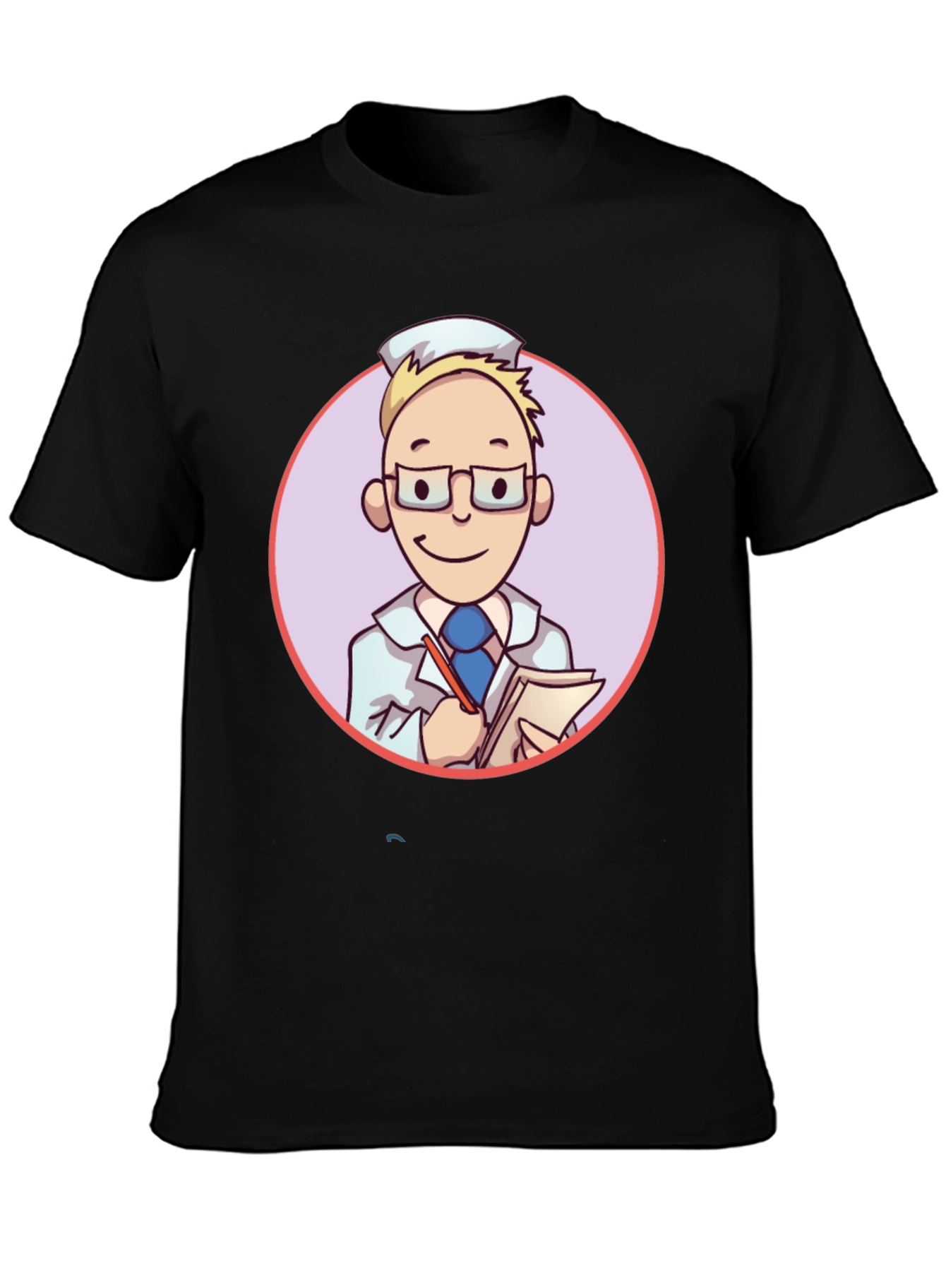 Cartoon Doctor Graphic Tee - Quirky Style
