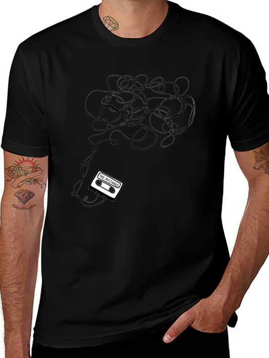 The Mistakes Cassette Tape T-Shirt - Black Cotton Tee
