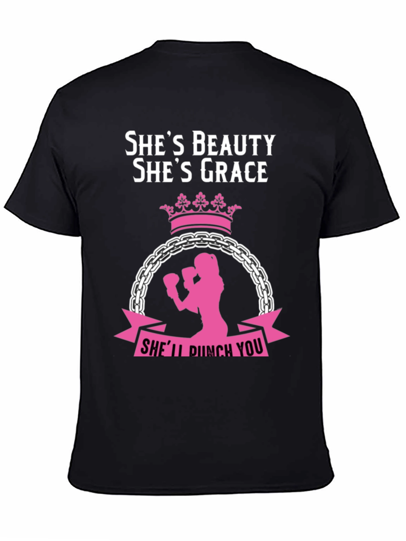 Shes Beauty Shes Grace Womens Boxing T-Shirt