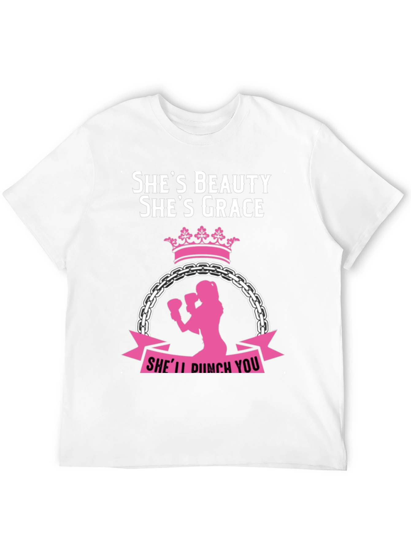 Shes Beauty Shes Grace Womens Boxing T-Shirt