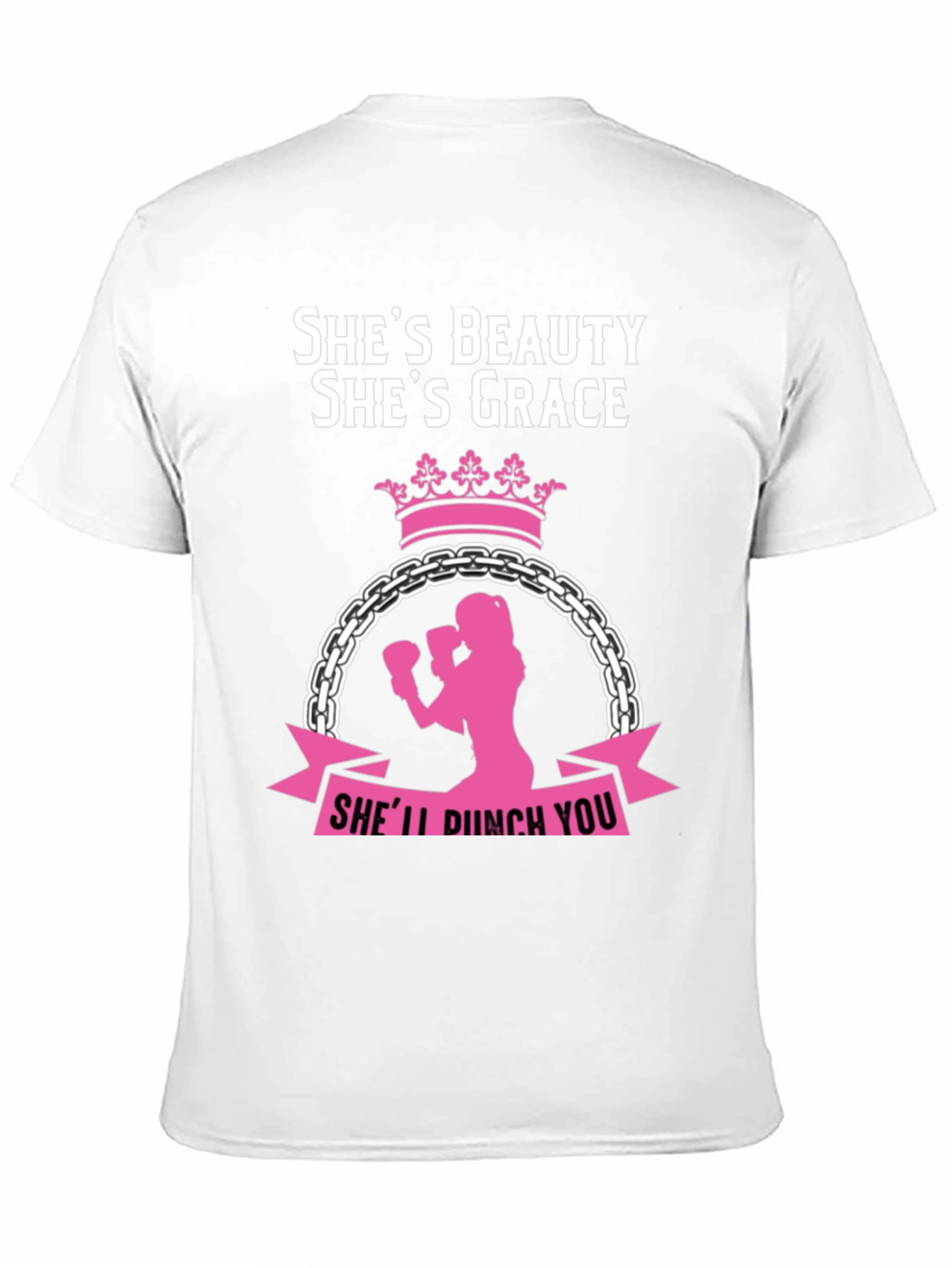 Shes Beauty Shes Grace Womens Boxing T-Shirt