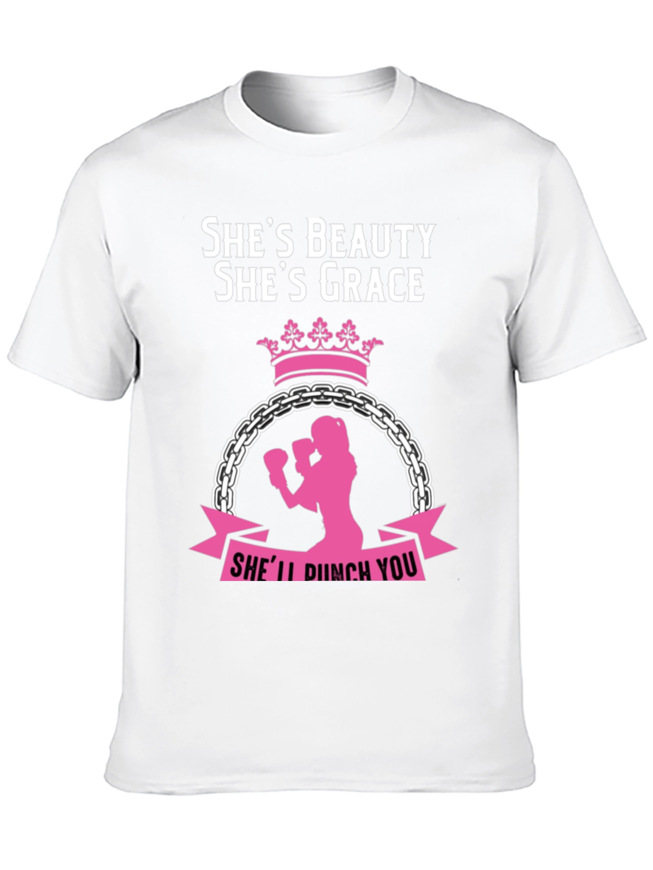 Shes Beauty Shes Grace Womens Boxing T-Shirt