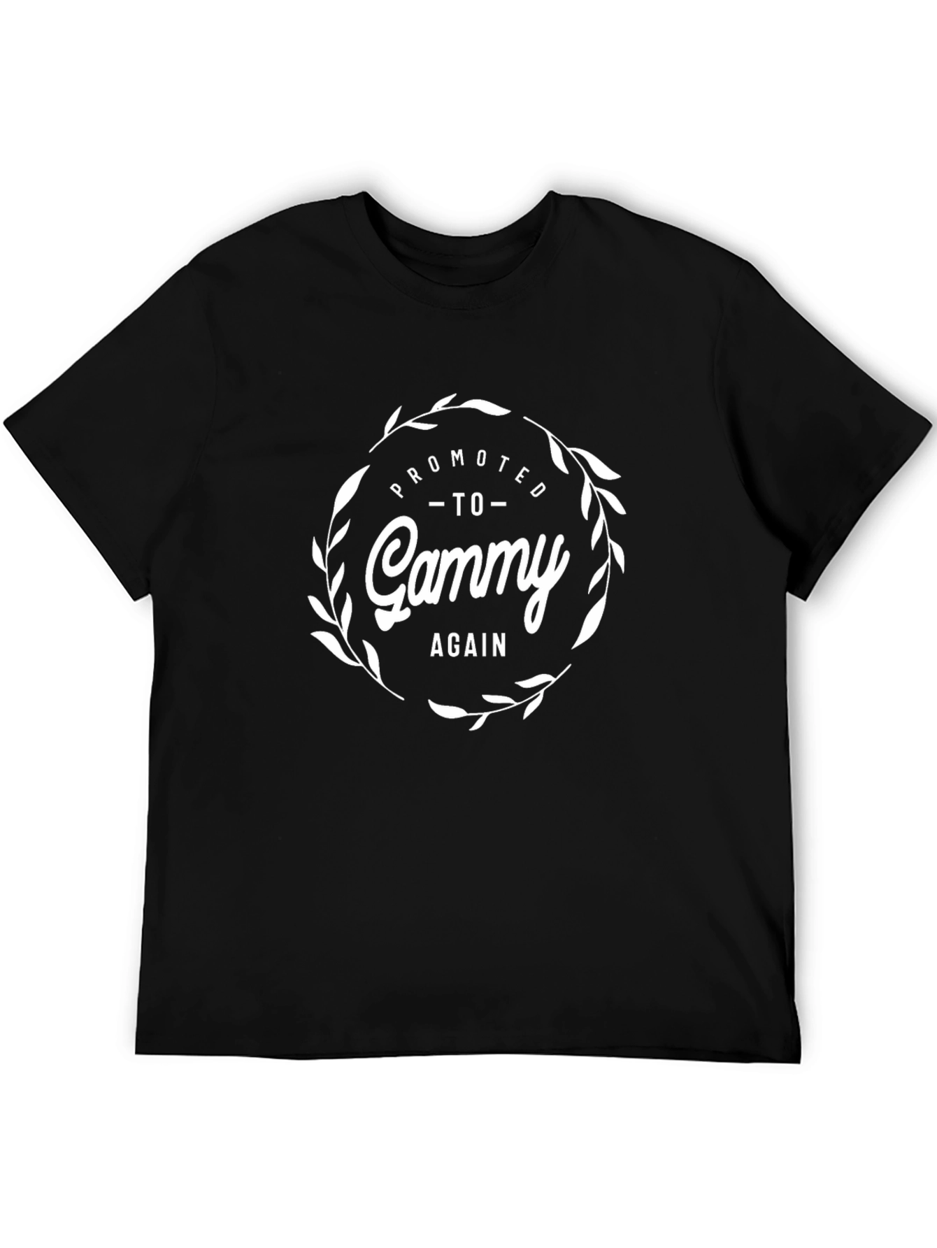 Promoted to Gammy Again T-Shirt - Black