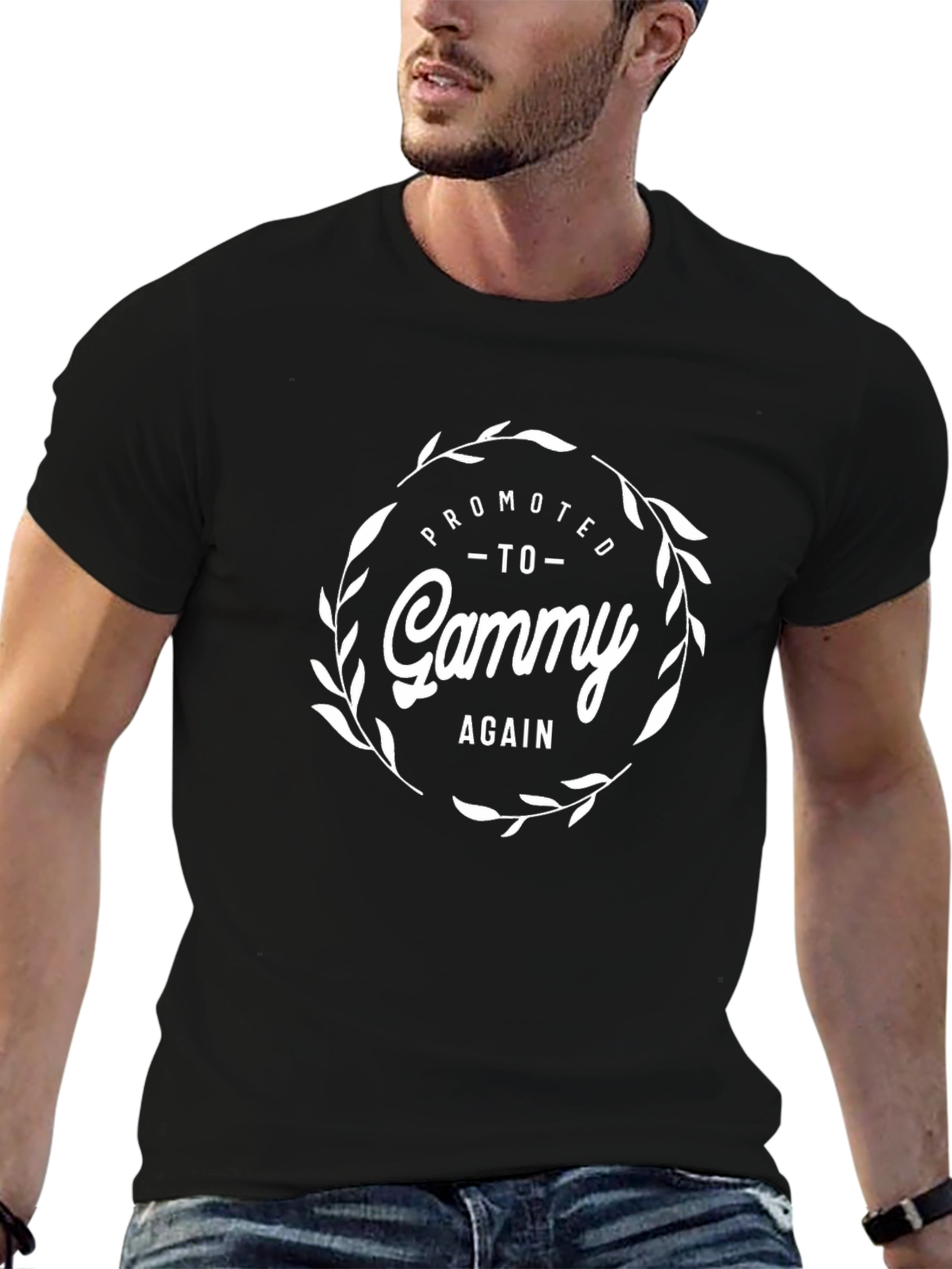 Promoted to Gammy Again T-Shirt - Black