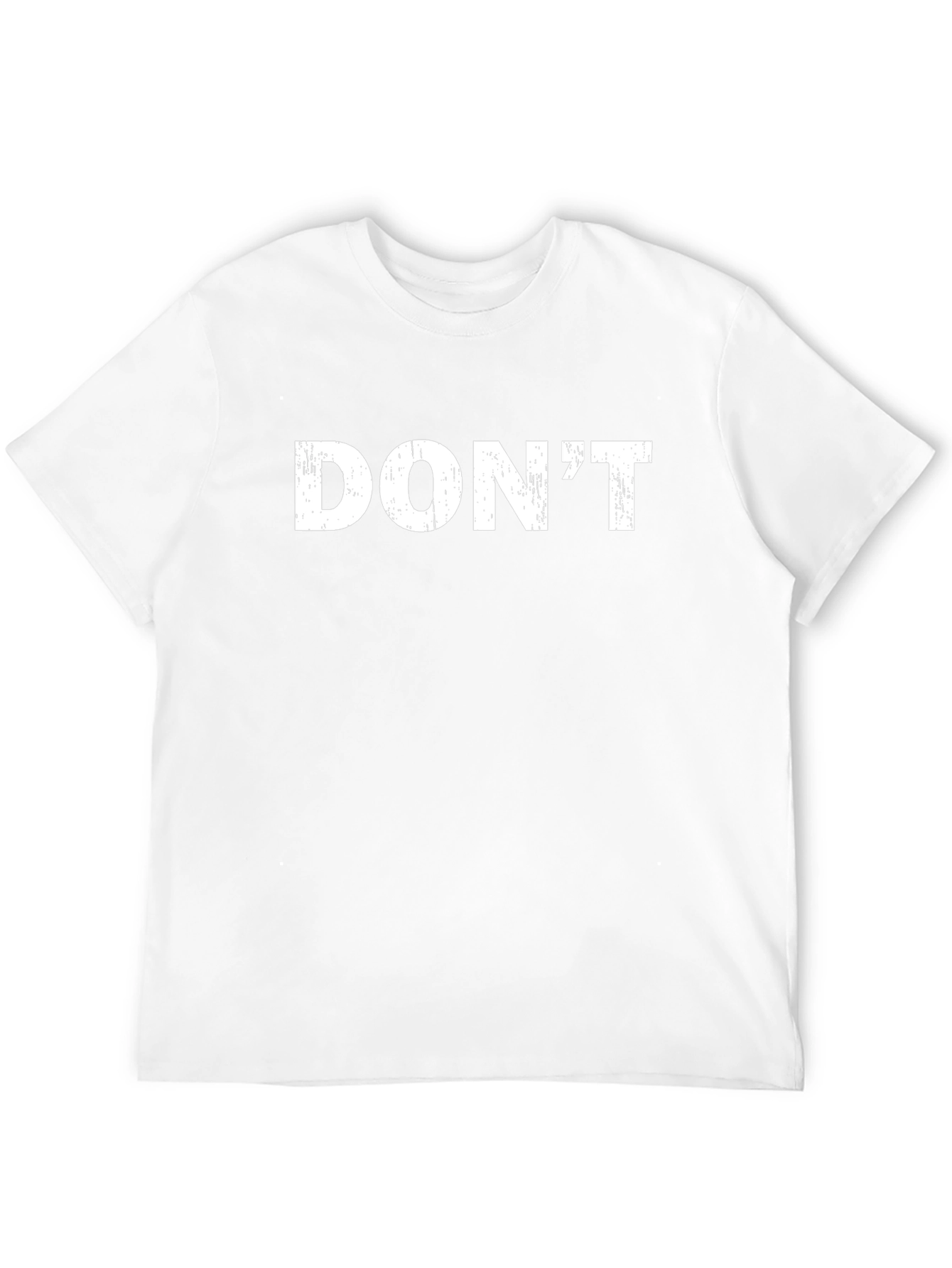 Mens Dont Graphic Tee - Classic Black