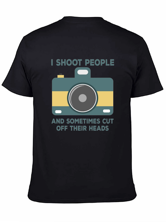 I Shoot People Funny Photographer T-Shirt
