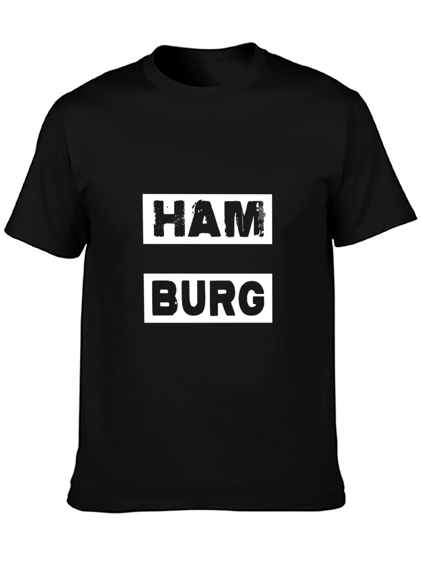 Hamburg T-Shirt - Black City Tee