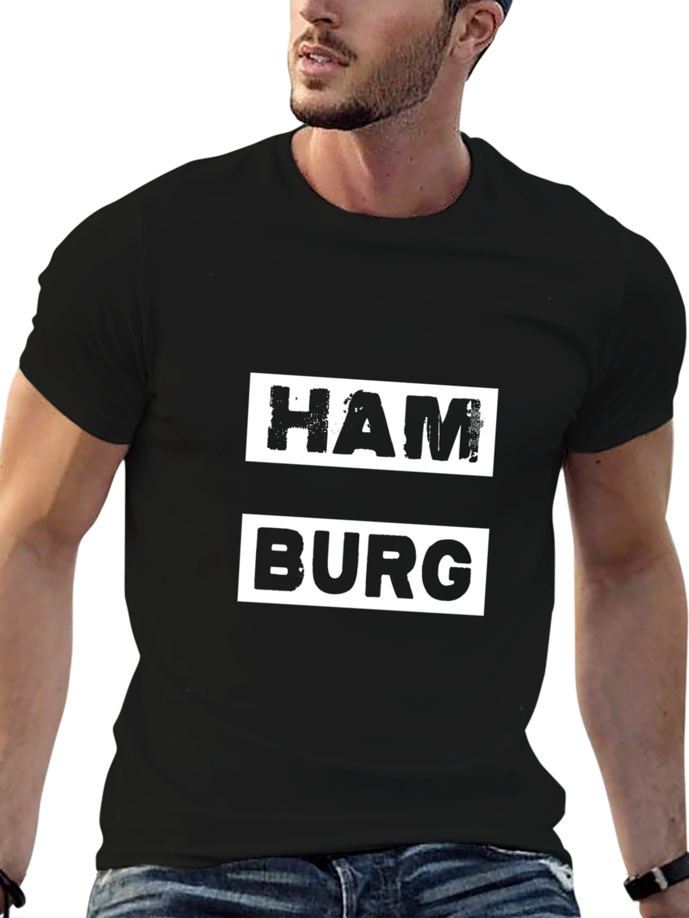 Hamburg T-Shirt - Black City Tee