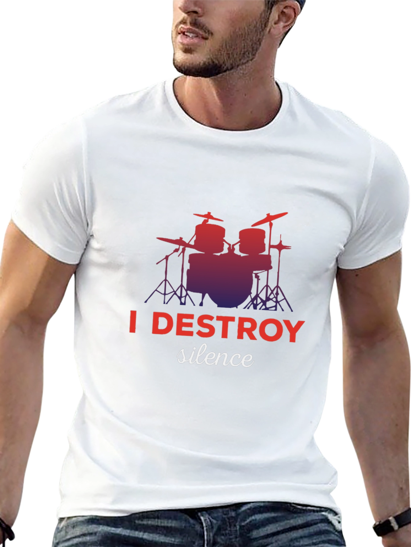 I DESTROY Silence Graphic Tee
