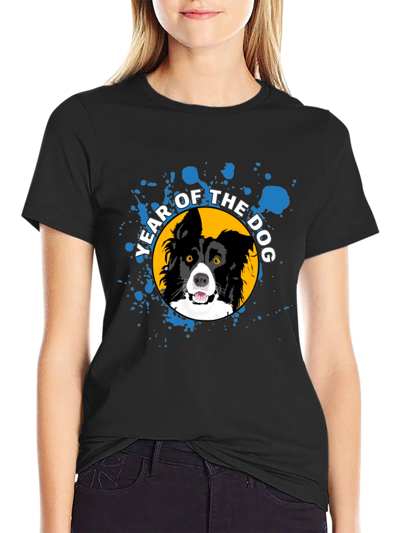Year of the Dog Graphic Tee - Black