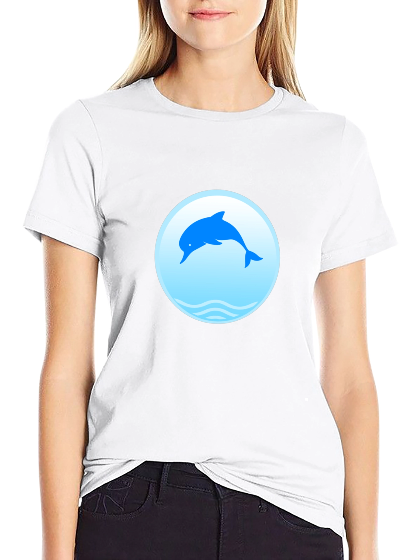 Dolphin Graphic Tee - Stylish Comfort