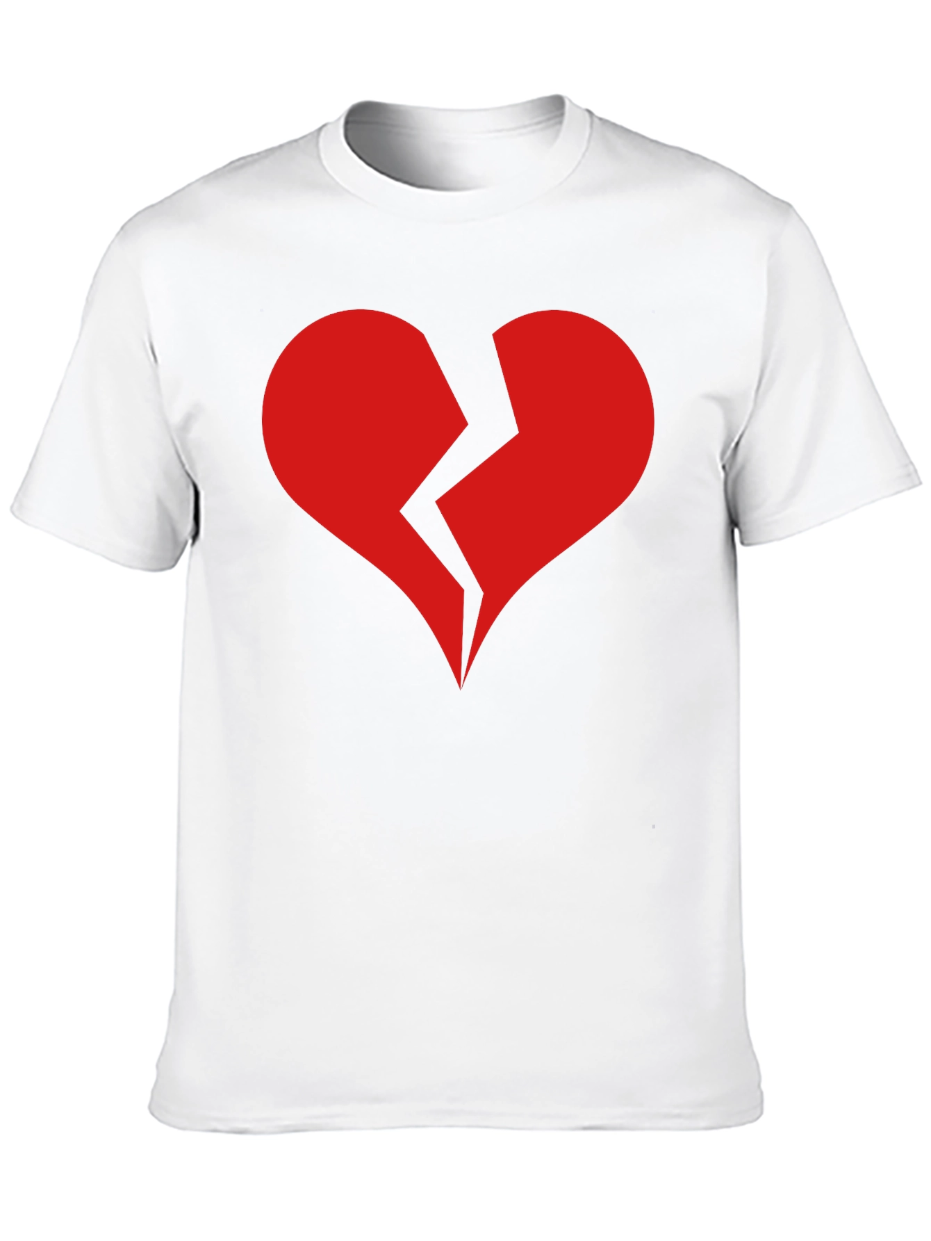 Broken Heart Graphic T-Shirt - Black