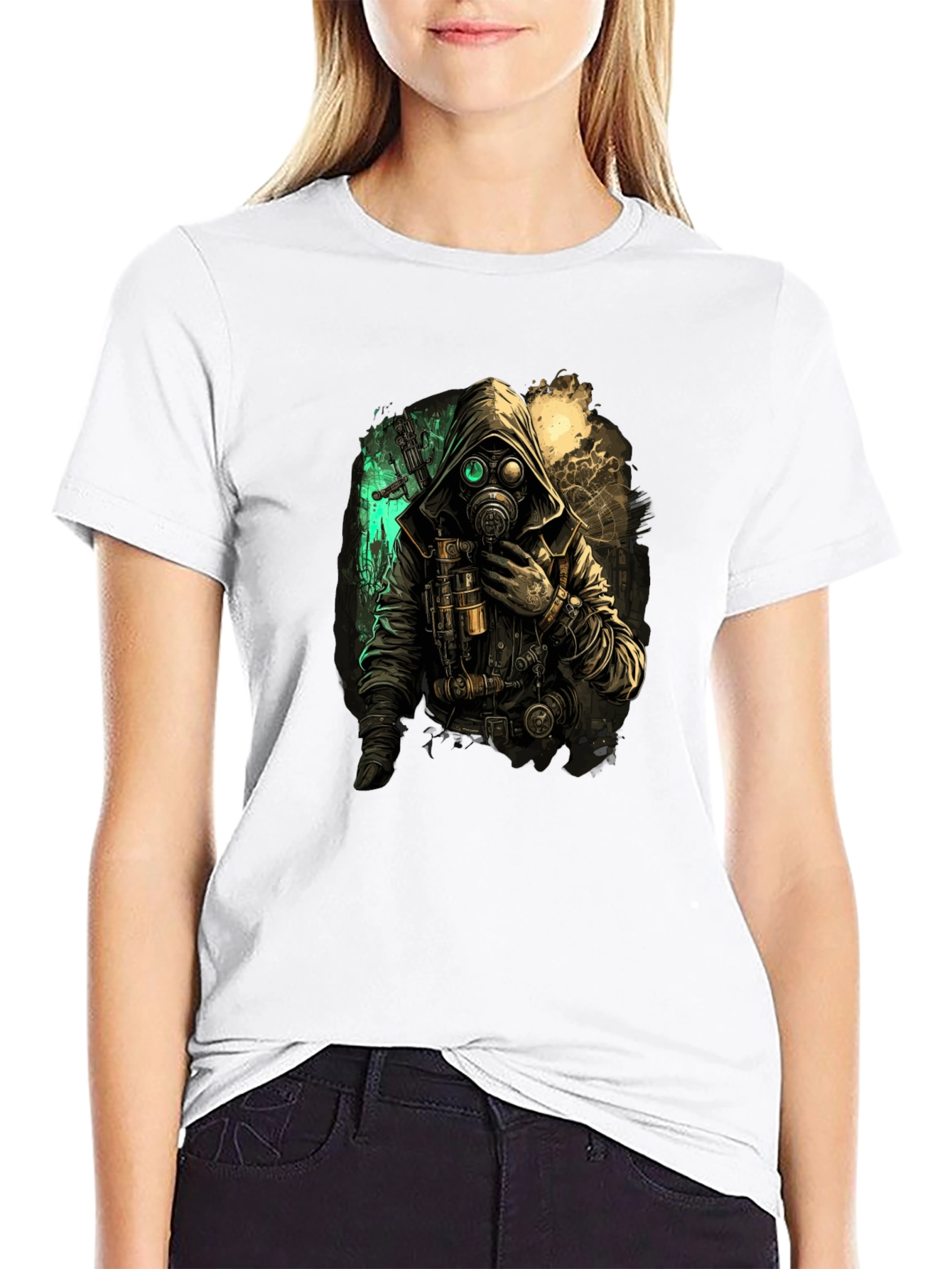 Steampunk Gas Mask Graphic Tee