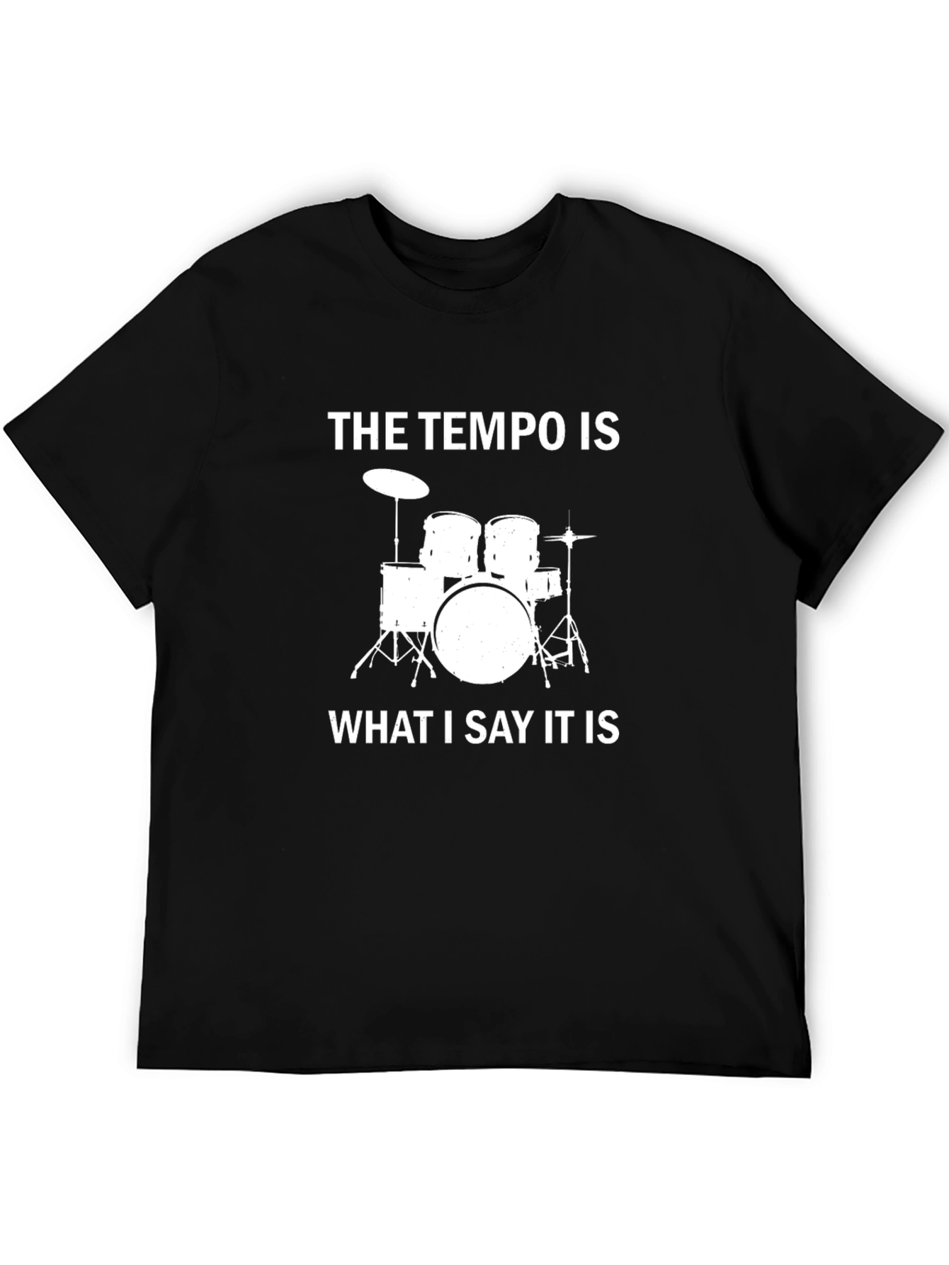 Tempo Drummer T-Shirt - Music Lover Tee