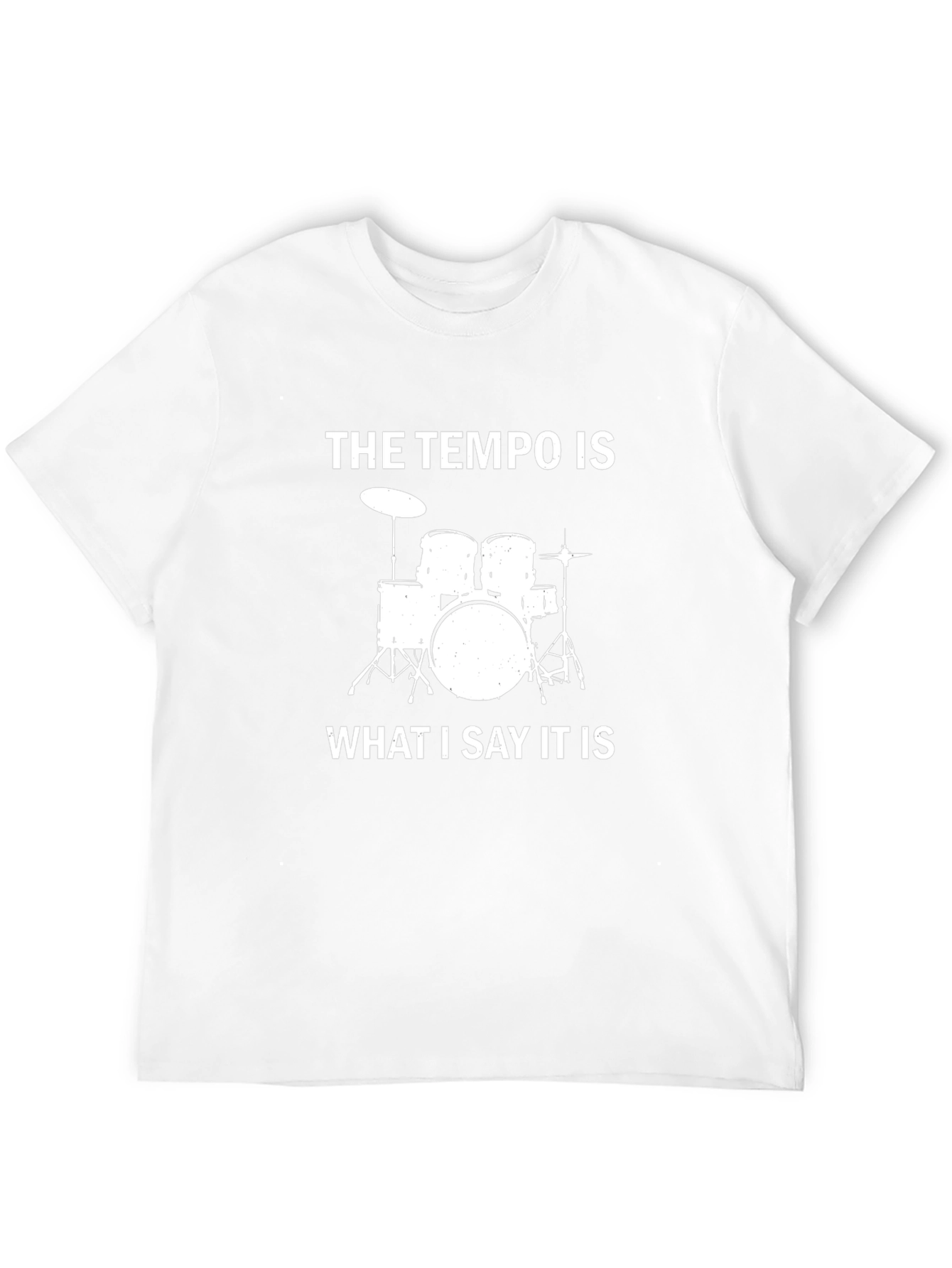 Tempo Drummer T-Shirt - Music Lover Tee