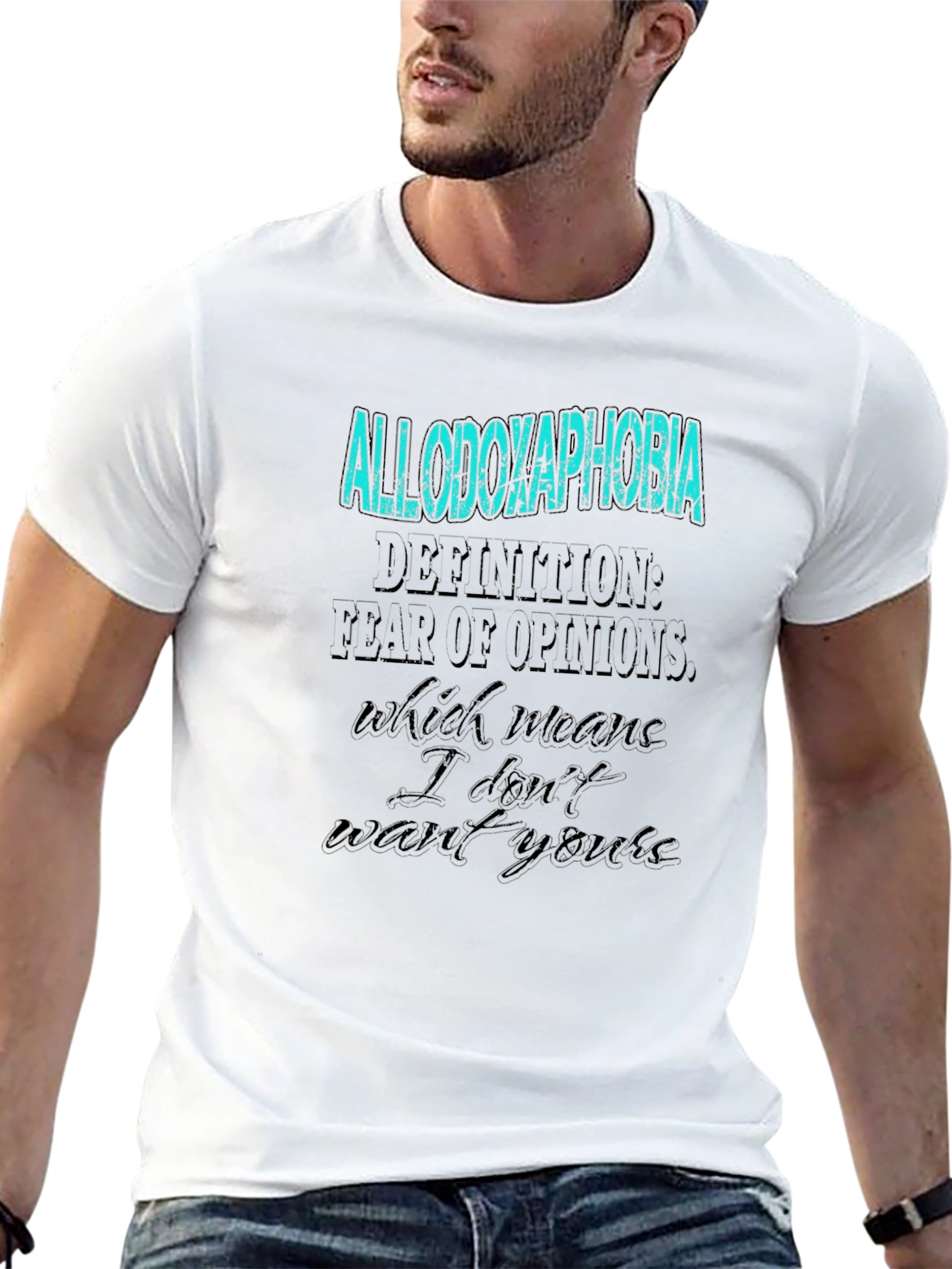 Allodoxaphobia T-Shirt - Fear of Opinions Graphic Tee