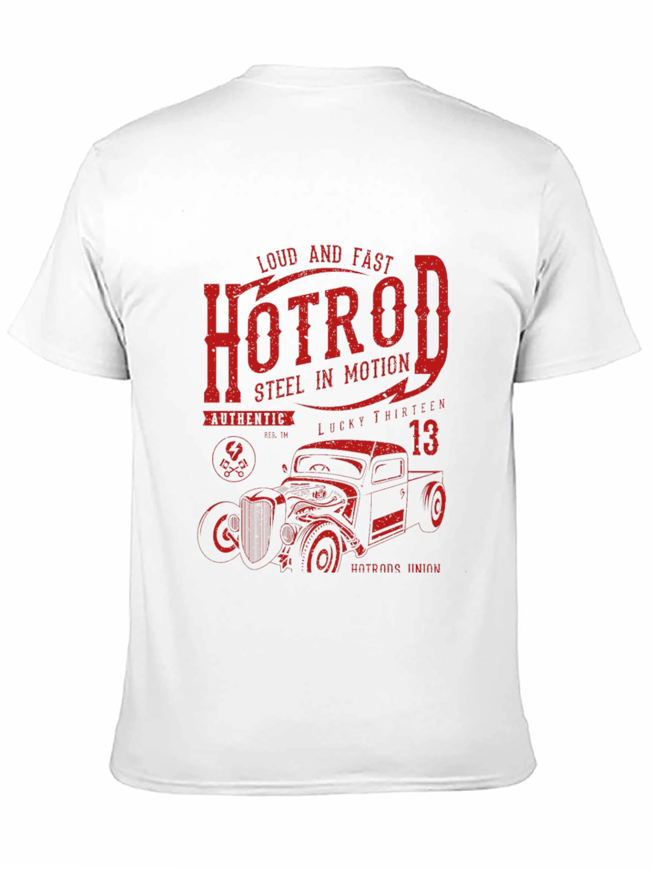 Hot Rod Steel in Motion Graphic Tee