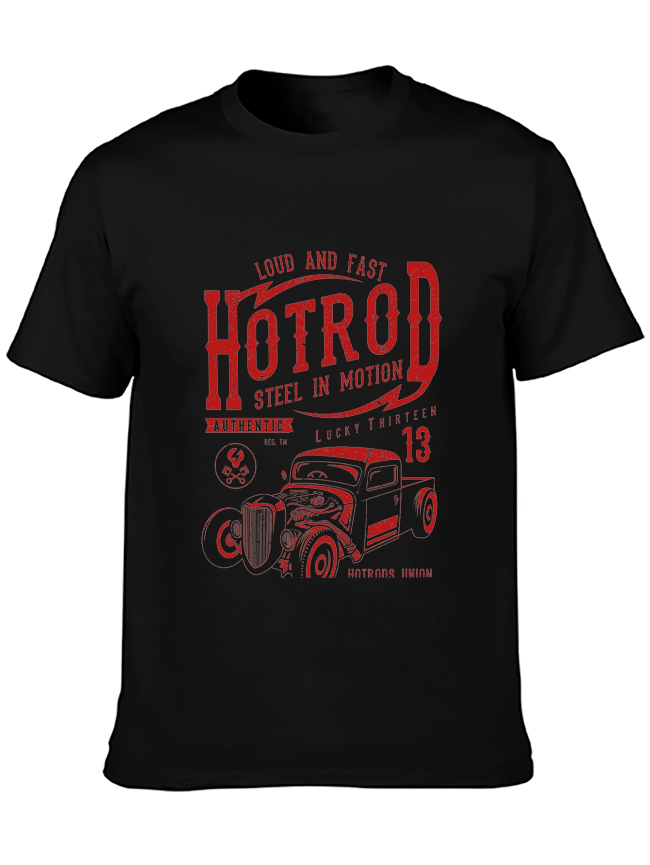 Hot Rod Steel in Motion Graphic Tee