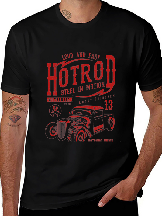 Hot Rod Steel in Motion Graphic Tee