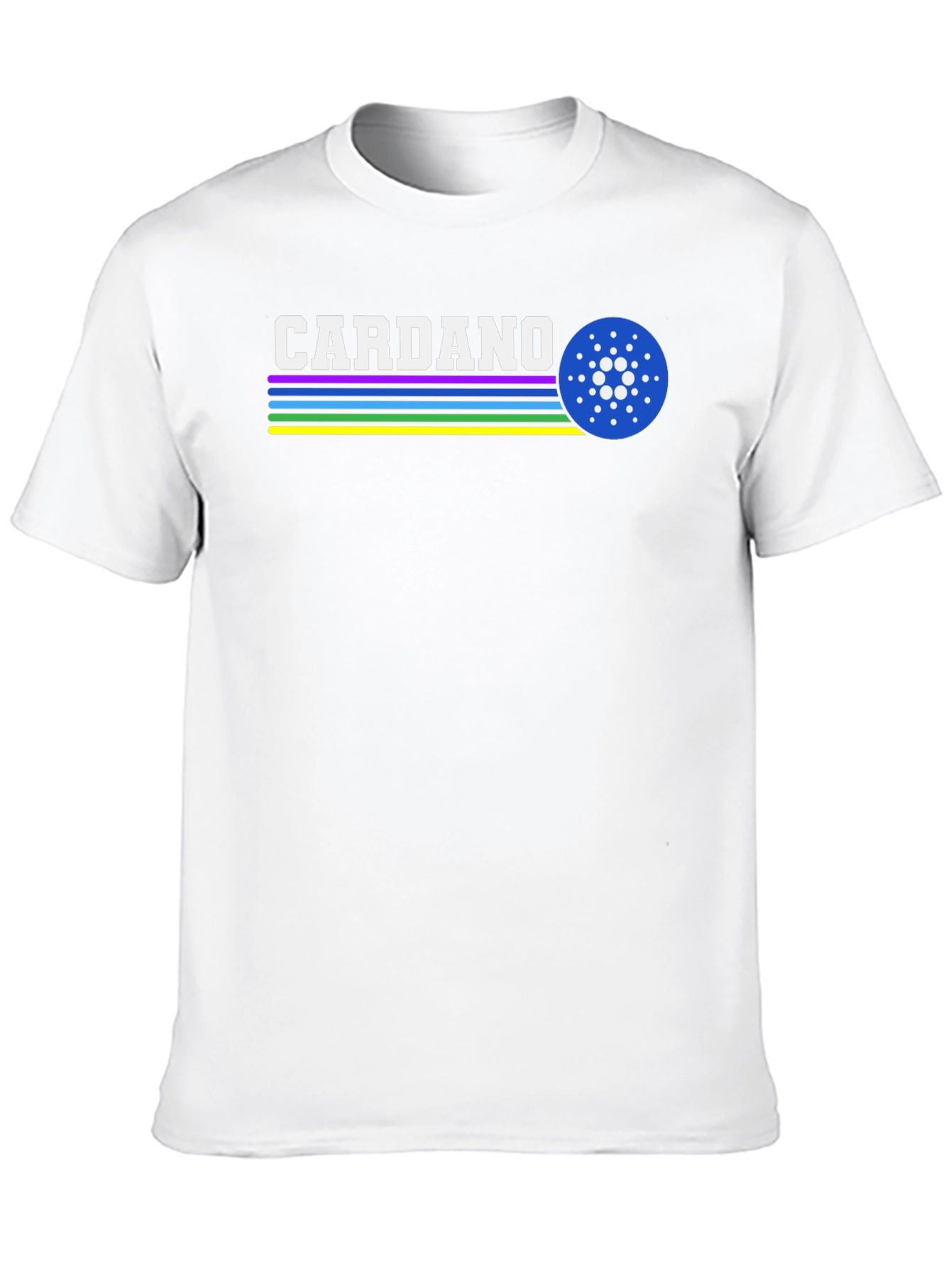 Cardano Retro Style T-Shirt - Crypto Tee