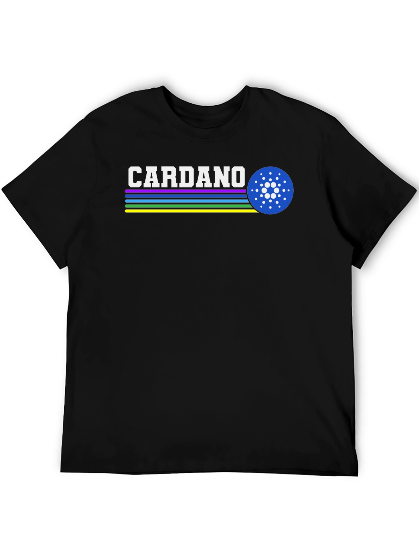 Cardano Retro Style T-Shirt - Crypto Tee