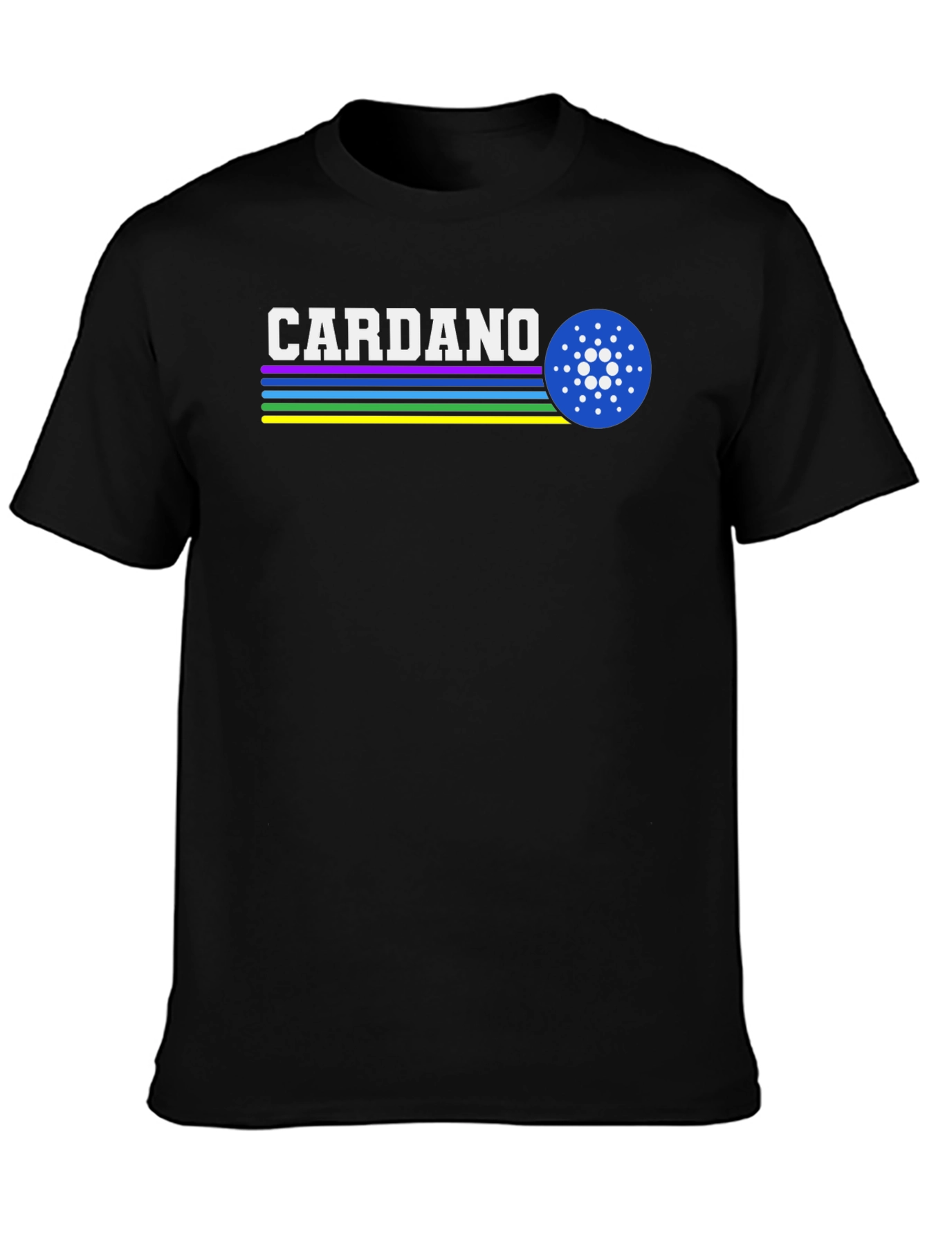 Cardano Retro Style T-Shirt - Crypto Tee