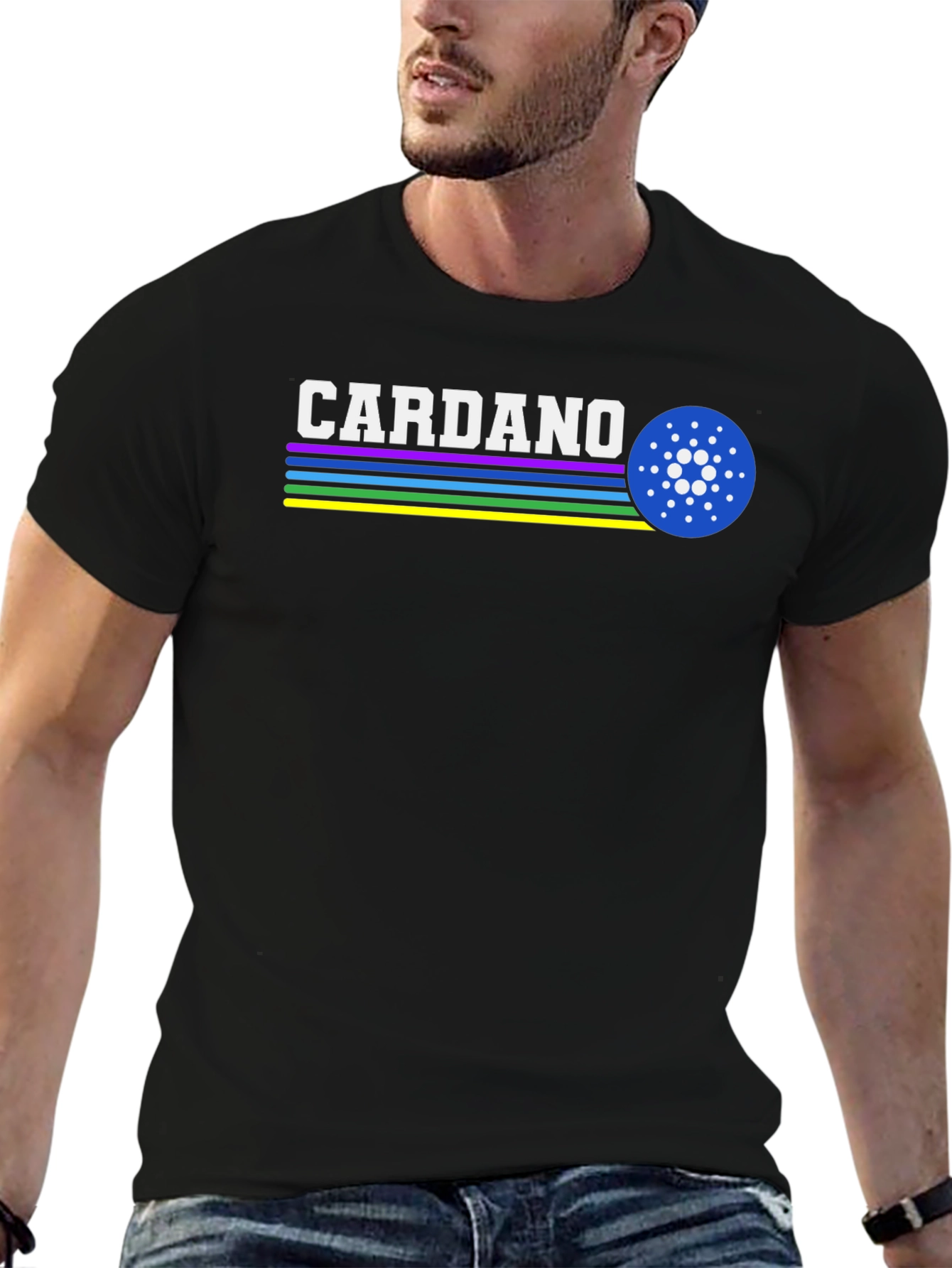 Cardano Retro Style T-Shirt - Crypto Tee