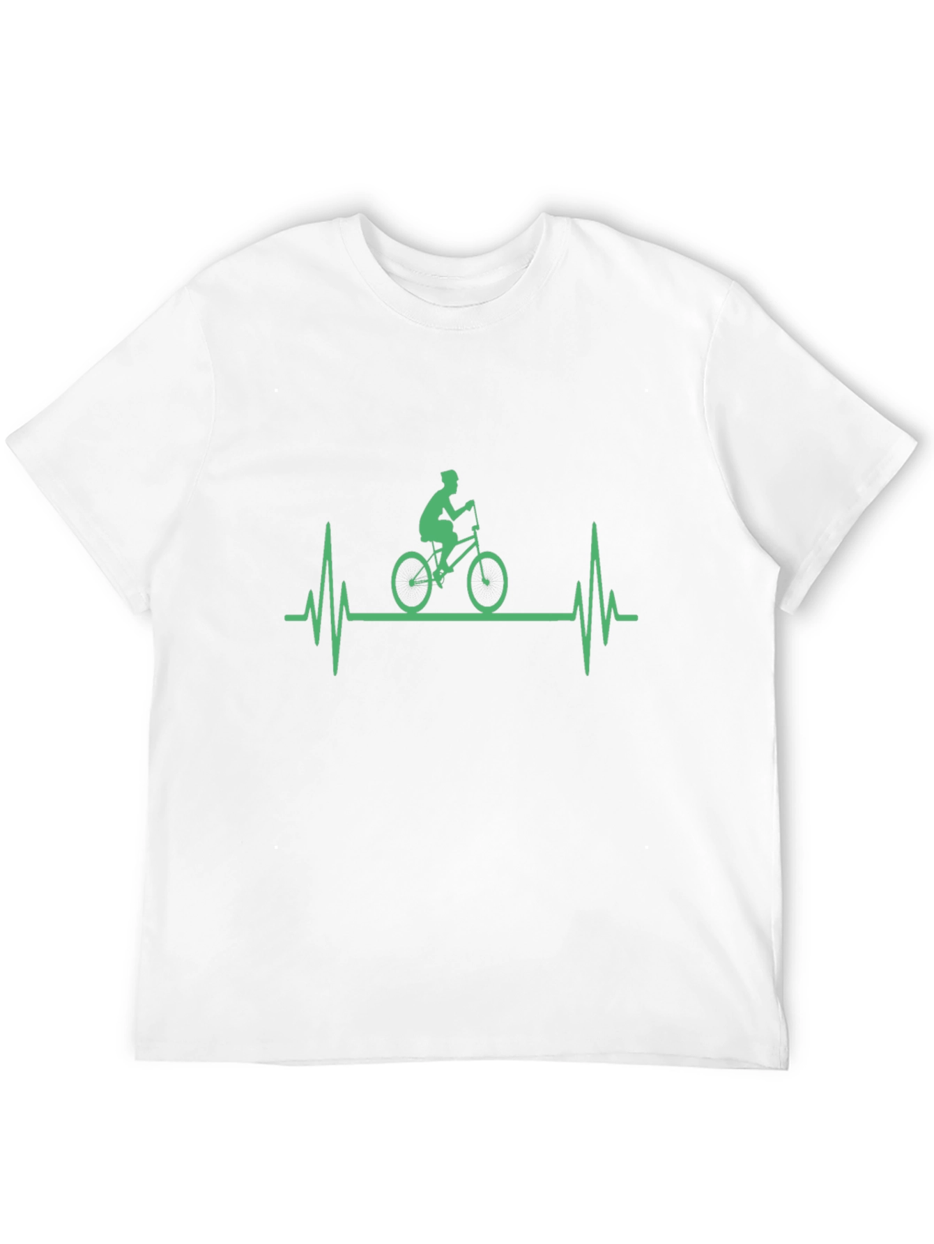 Cycling Heartbeat Graphic T-Shirt