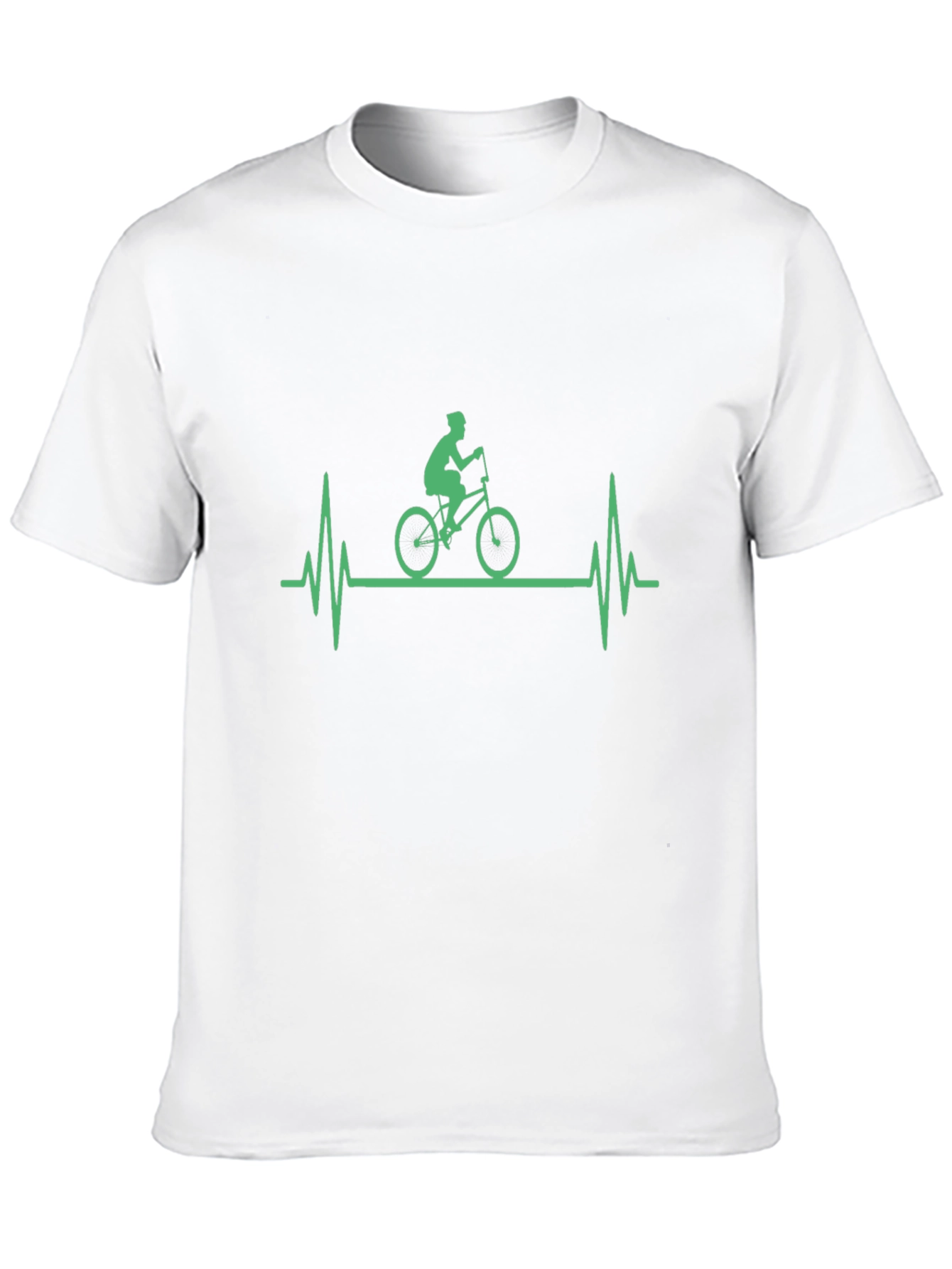 Cycling Heartbeat Graphic T-Shirt