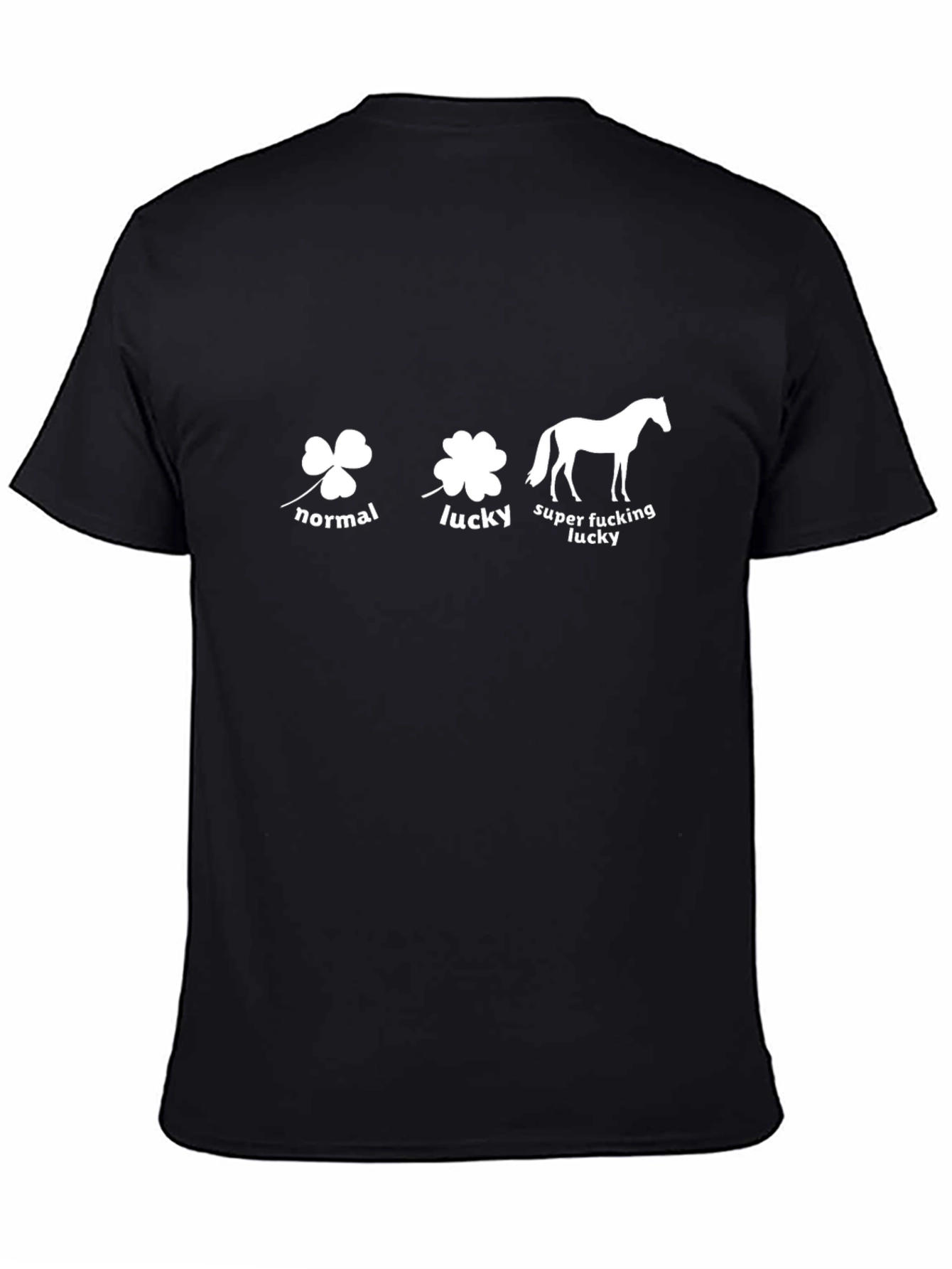 Lucky Horseshoe Novelty Graphic Tee