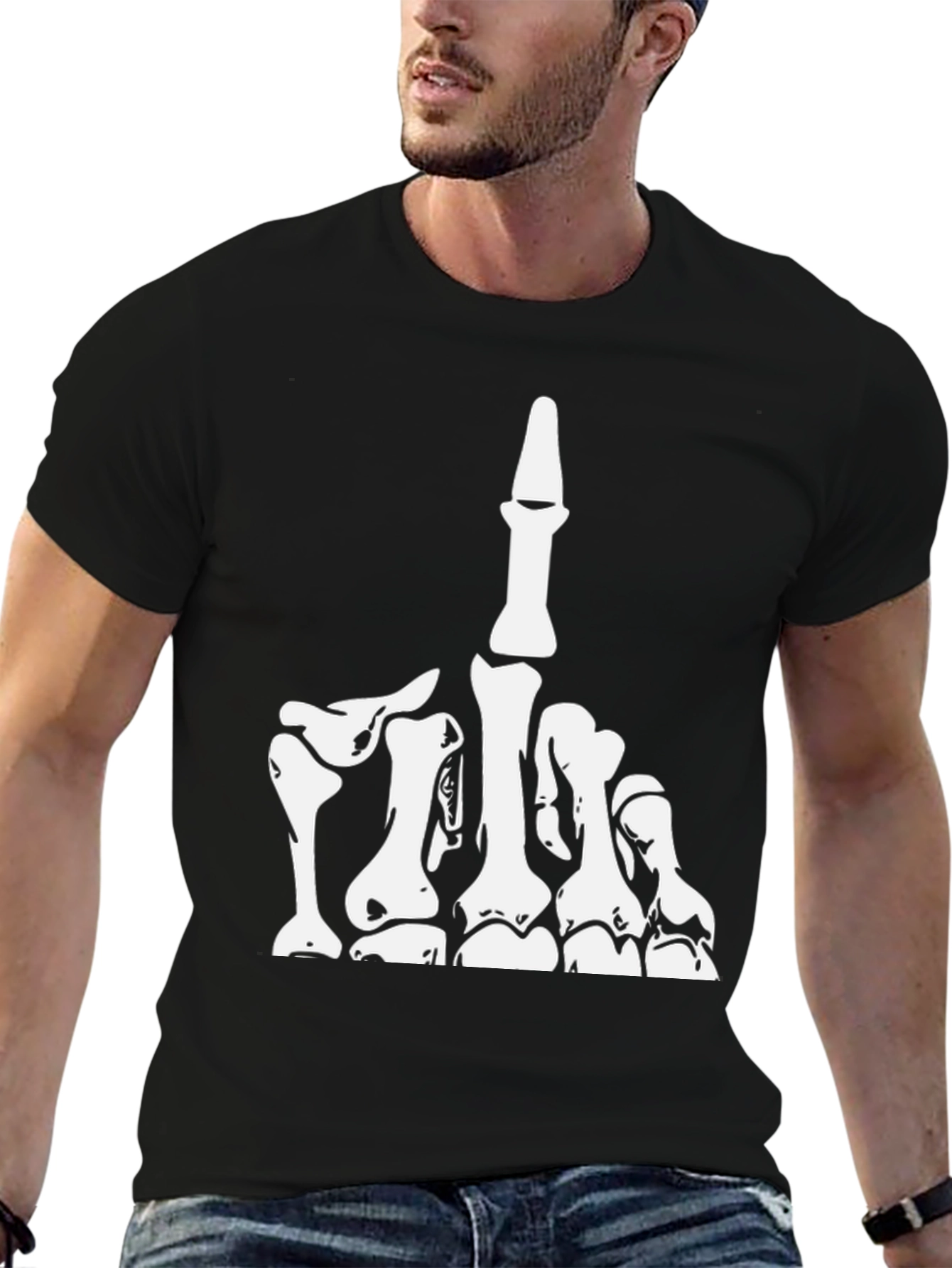 Skeleton Hand Graphic Tee