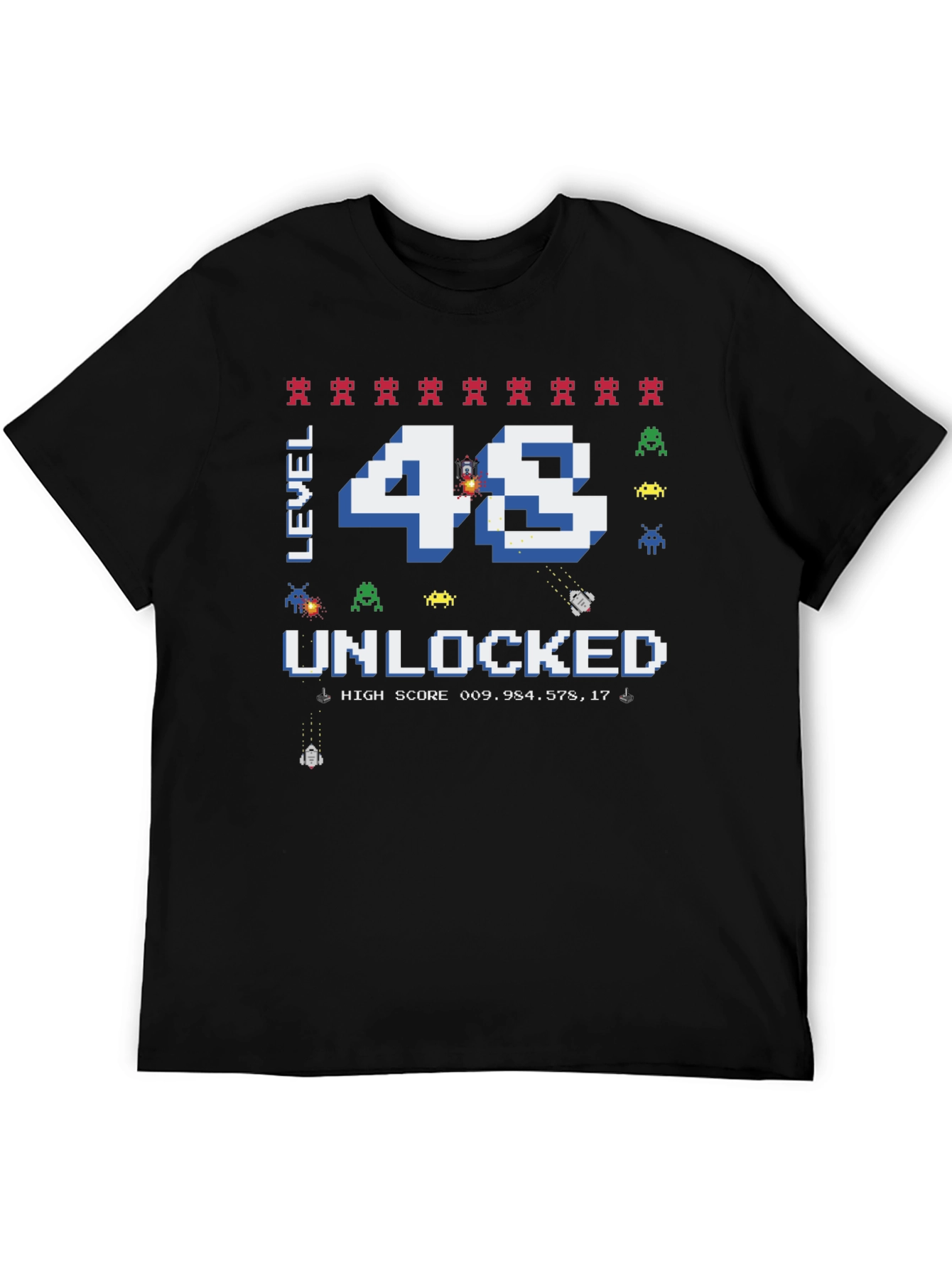 Level 48 Unlocked Graphic T-Shirt