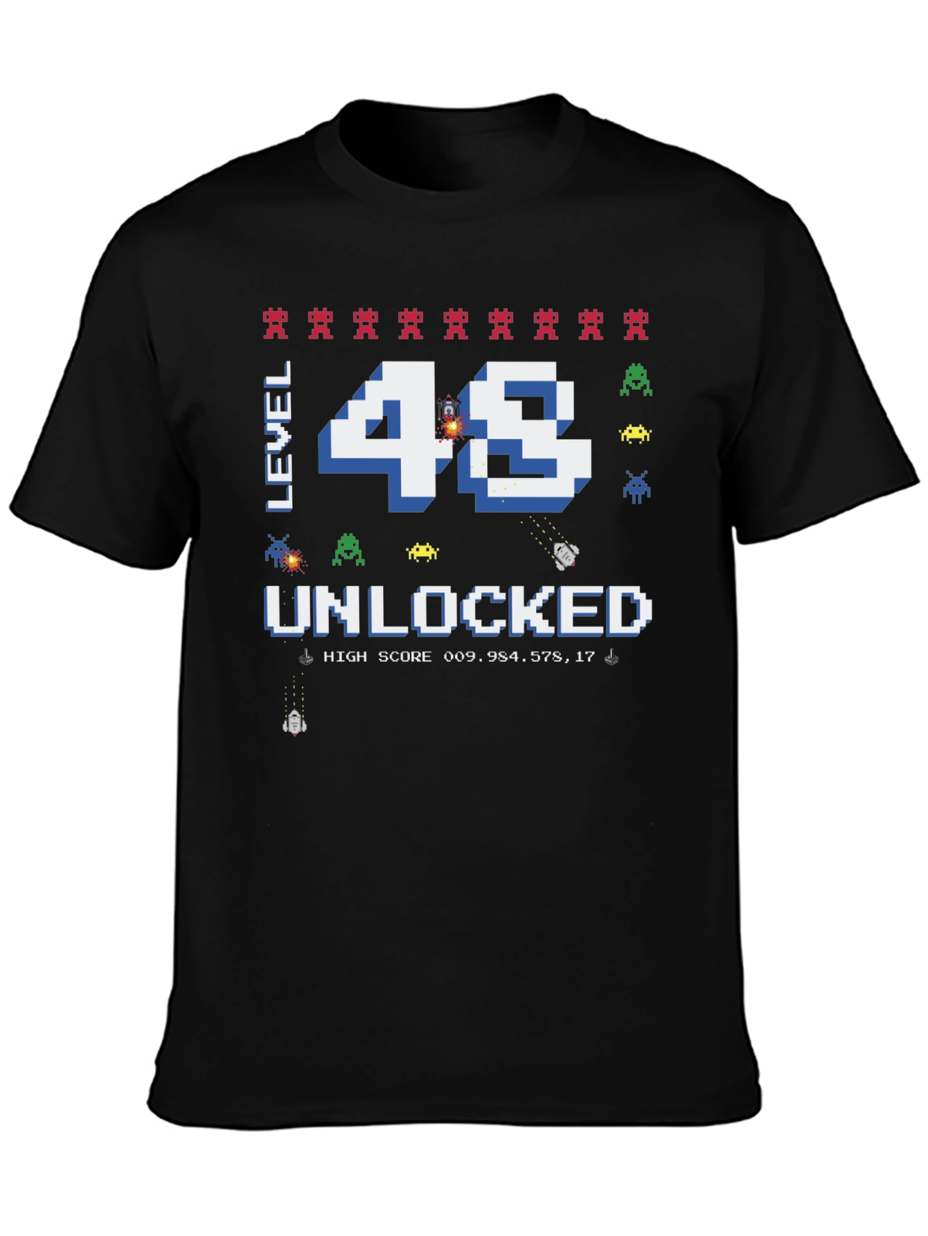 Level 48 Unlocked Graphic T-Shirt