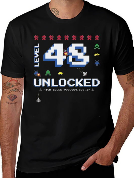 Level 48 Unlocked Graphic T-Shirt