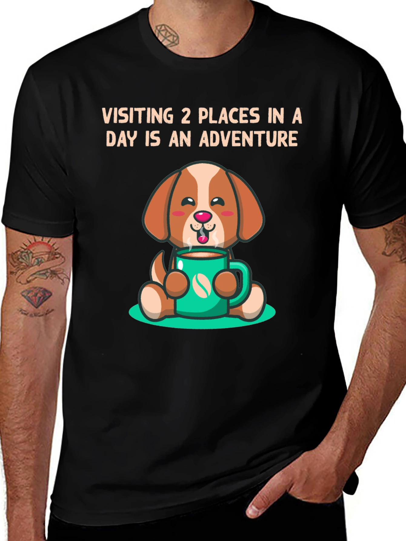 Adventure Awaits Dog T-Shirt