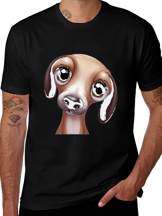 Cute Dog Graphic Tee - Funny Animal Lover T-Shirt