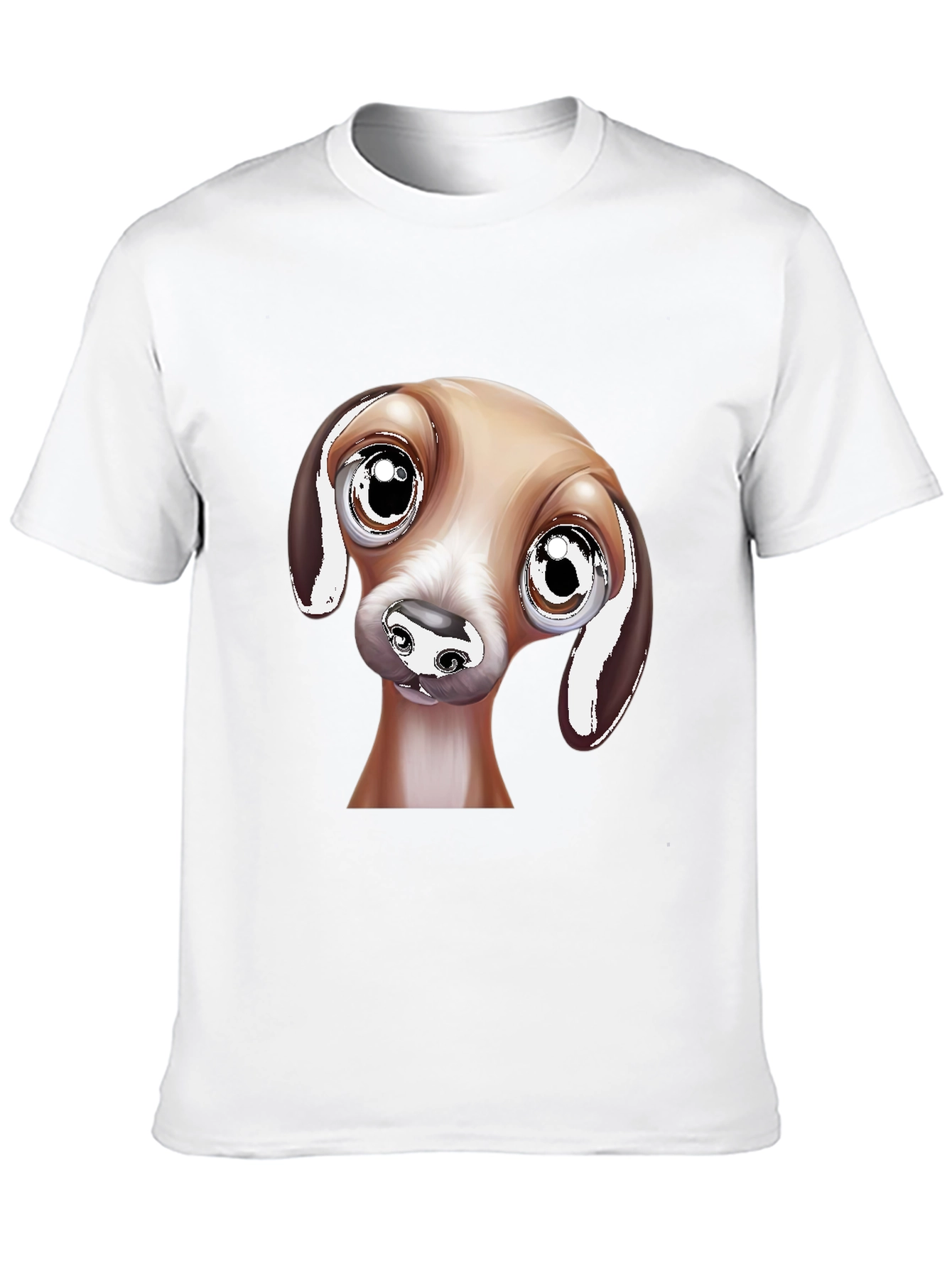 Cute Dog Graphic Tee - Funny Animal Lover T-Shirt